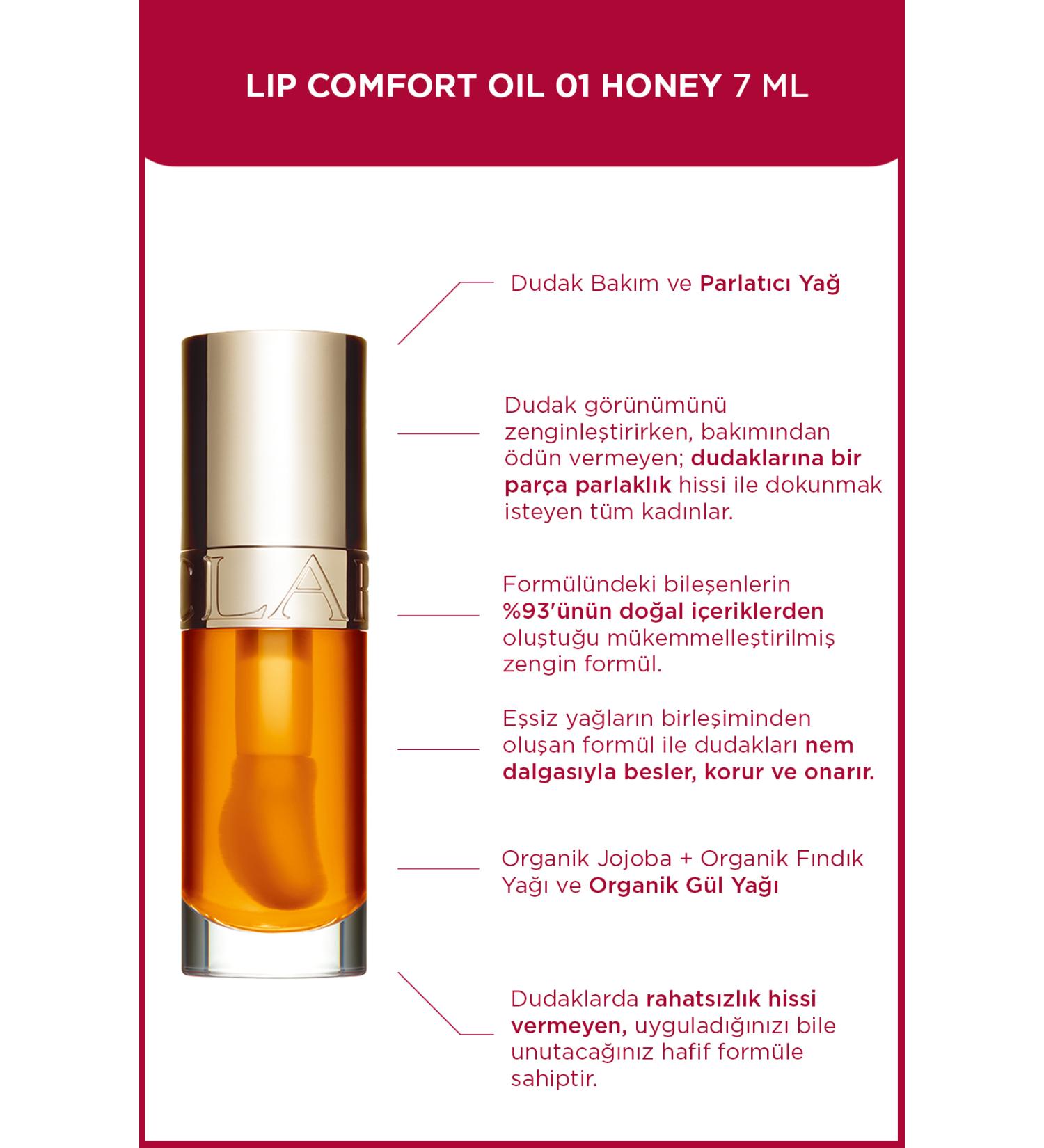 Clarins Lip Comfort Oil 01 7 ml Lip Care Oil - Buy Online on GoSupps.com