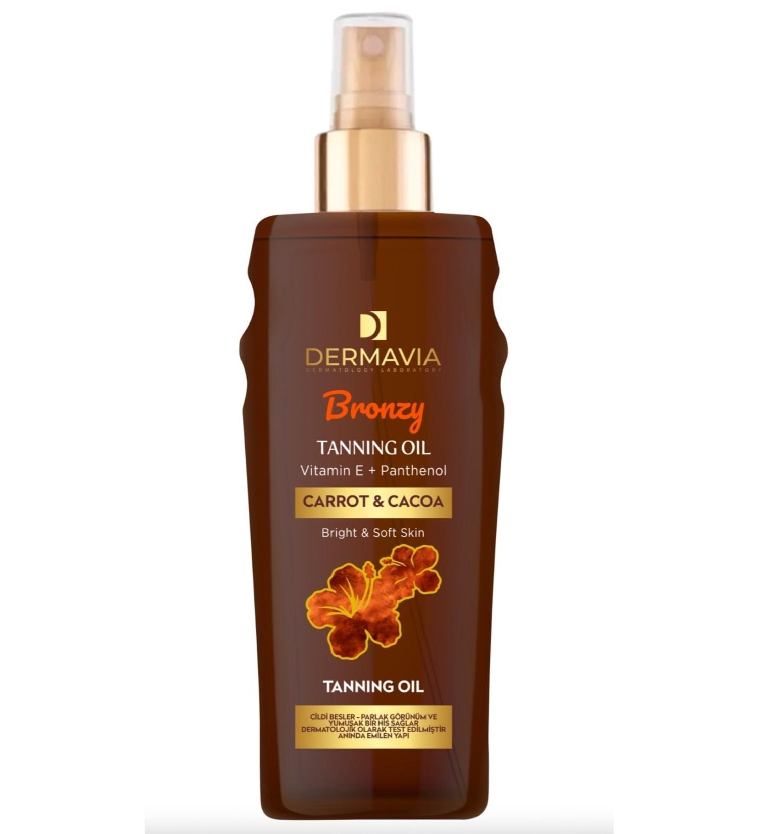 Dermavia Bronzing Cocoa & Carrot Oil 200 ml