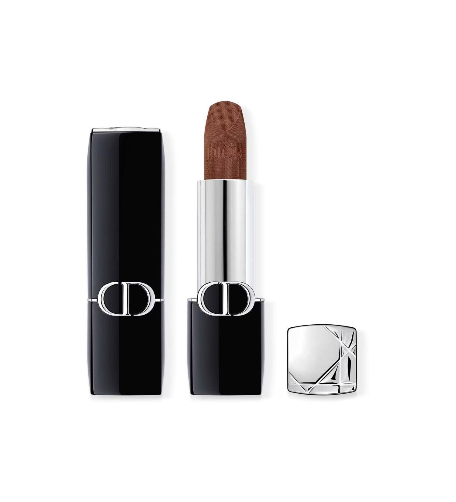 Dior Rouge Dior-24 Hour Effective Long Lasting Moisturizing Velvet & Matte & Satin Finish Plumping Lipstick