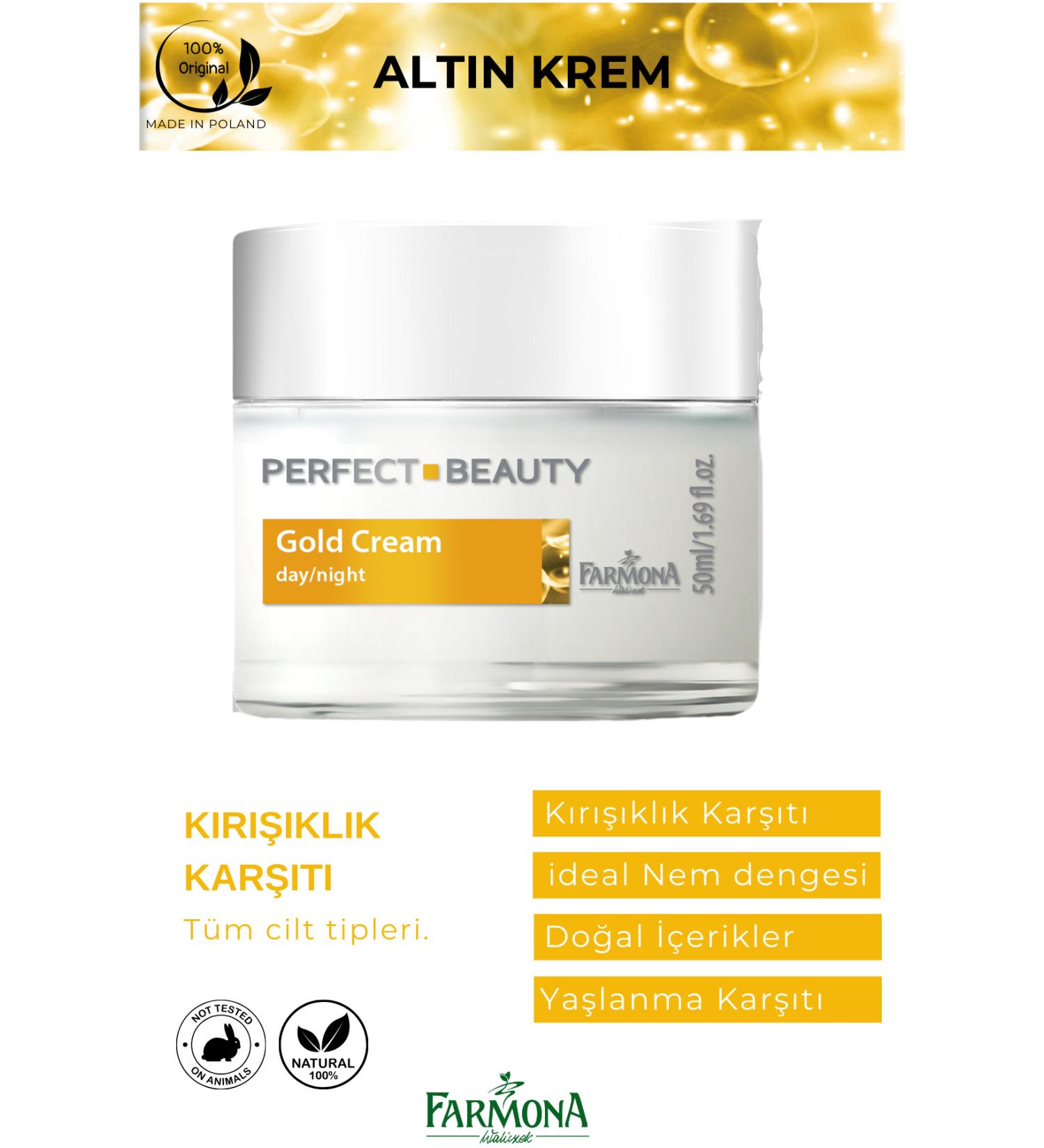 Farmona PERFECT BEAUTY GOLD CREAM / GOLD DAY CREAM (ANTI-WRINKLE)