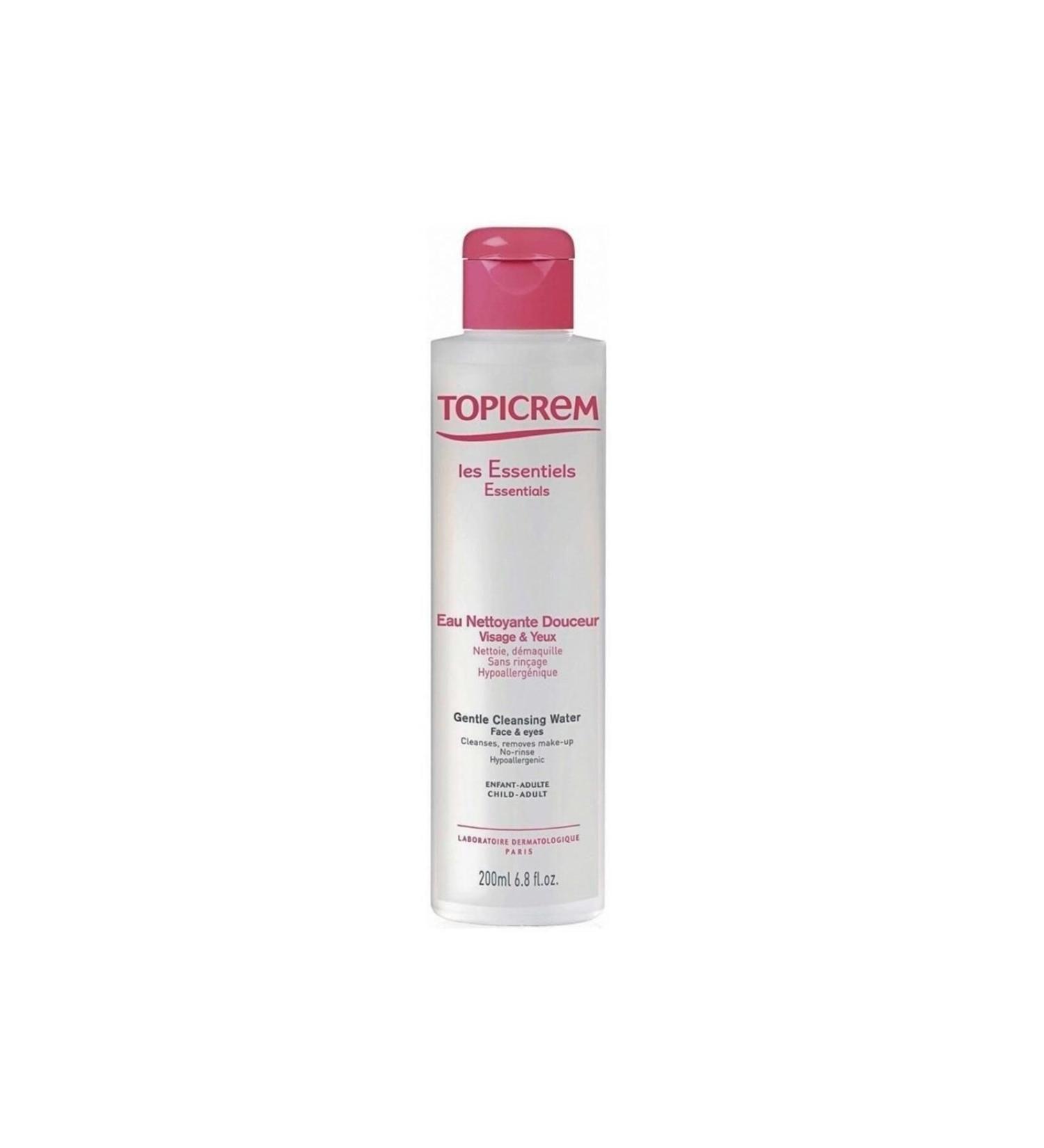 Topicrem Gentle Cleansing Water Face & Eyes 200 ml