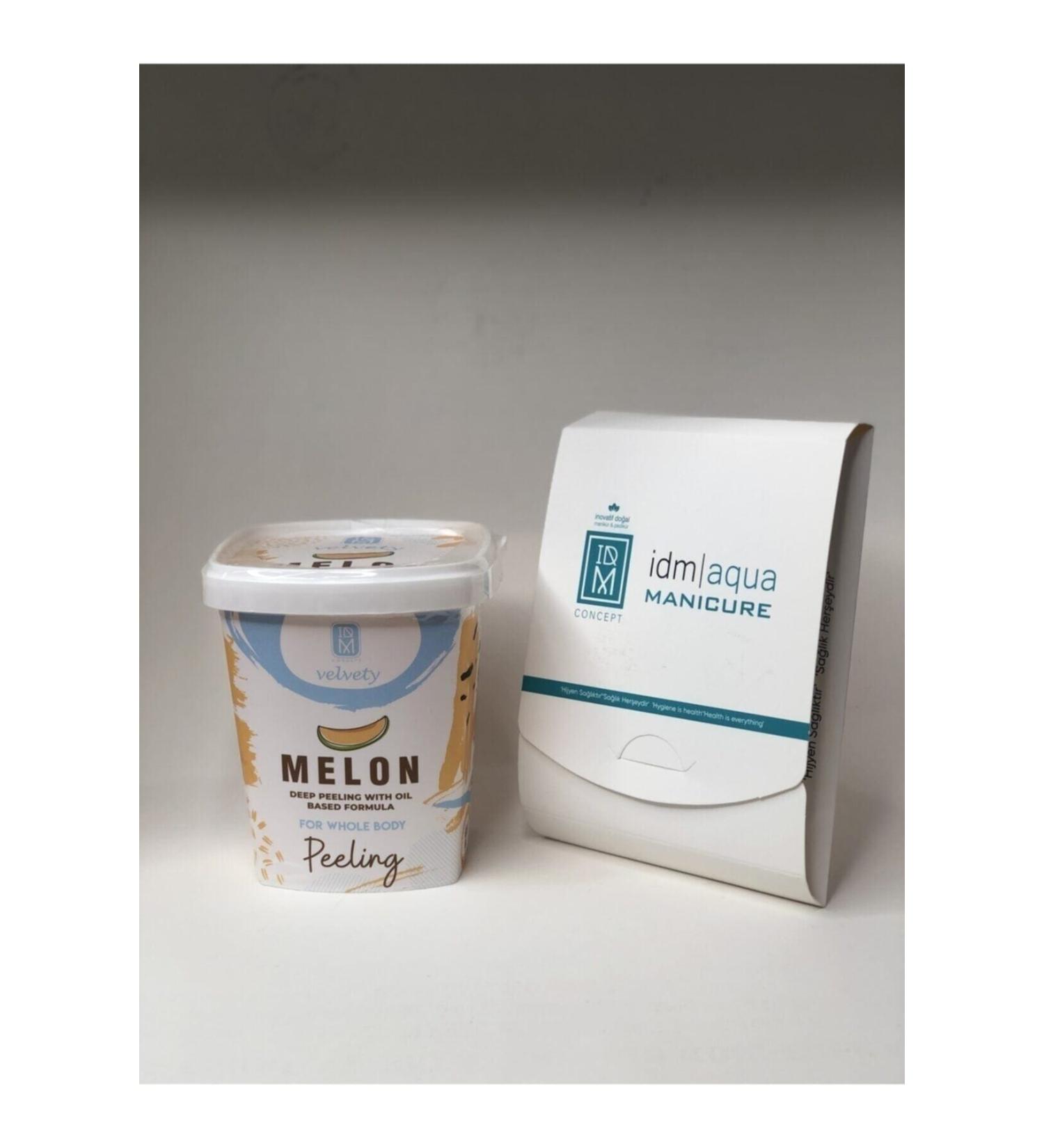 IDM Velvety Melon Oil Based Body Scrub 400ml