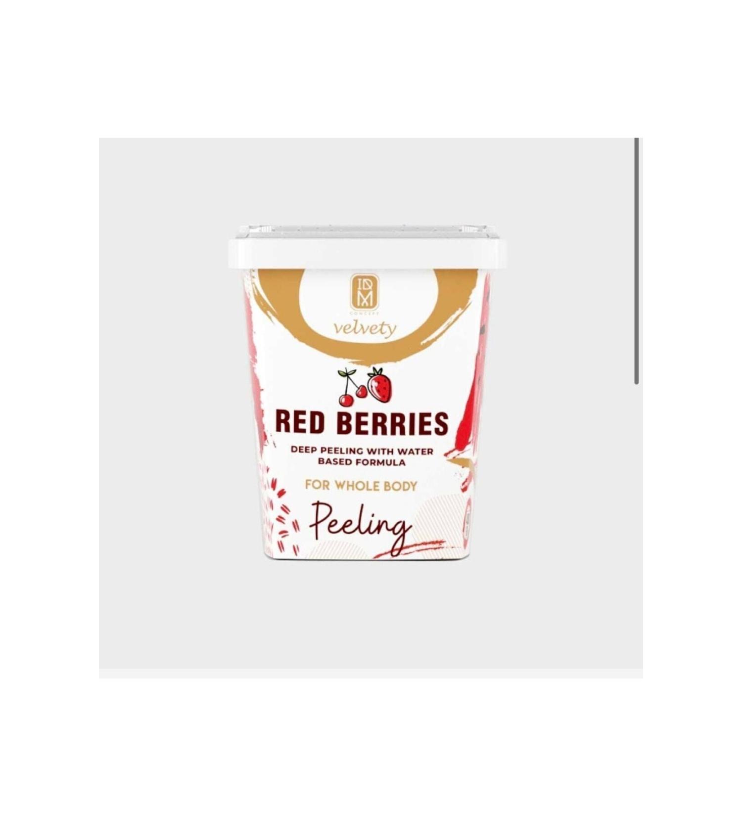 IDM Velvety Red Fruits and Oil Based Body Scrub 400 ml