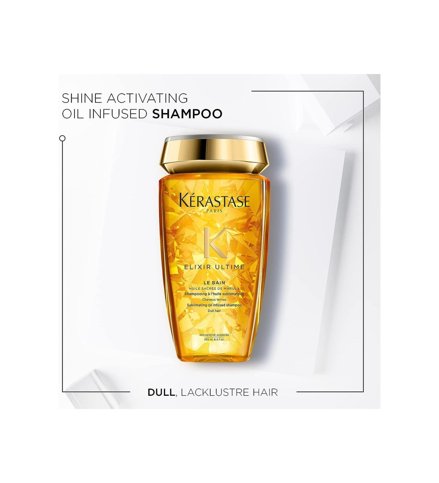Kerastase Elixir Ultime Le Bain Silky Touch Natural Shine Unisex Shampoo 250ml
