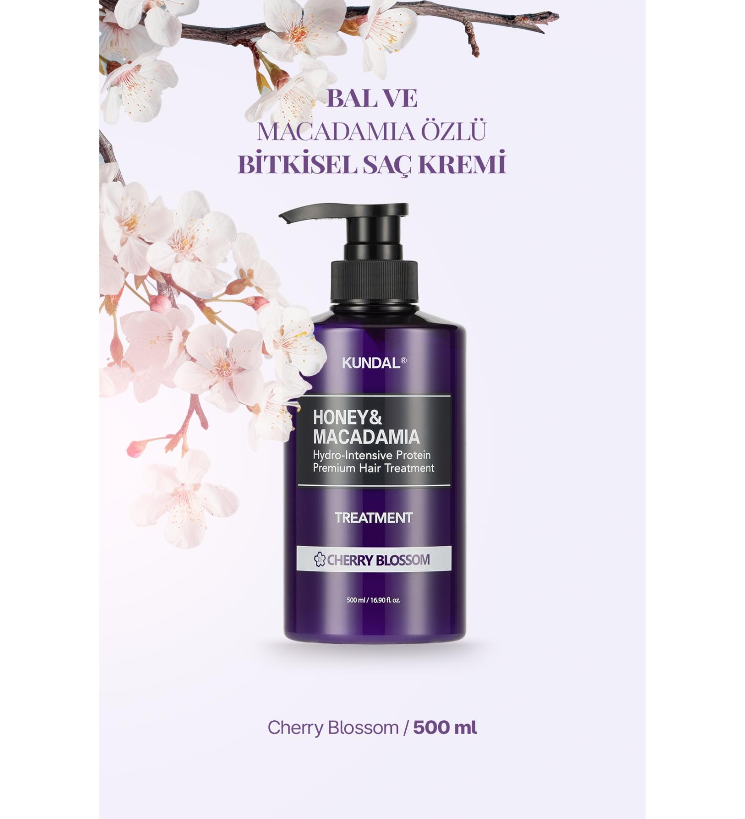 Kundal Intensive Moisturizing and Nourishing Conditioner Honey&macadamia Protein Treatment (CHERRY BLOSSOM) - Buy Online on GoSupps.com