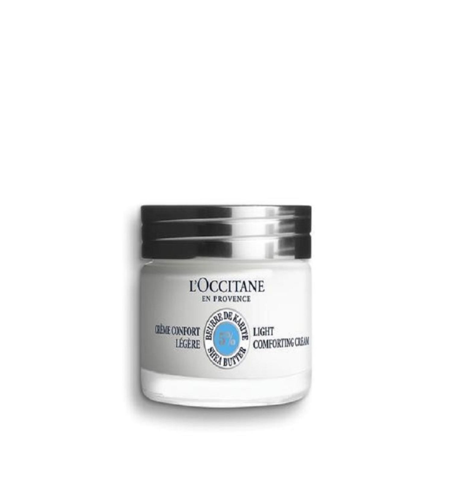 L'Occitane Shea Butter Light Comforting Cream - Shea Moisturizing Face Cream 50ml