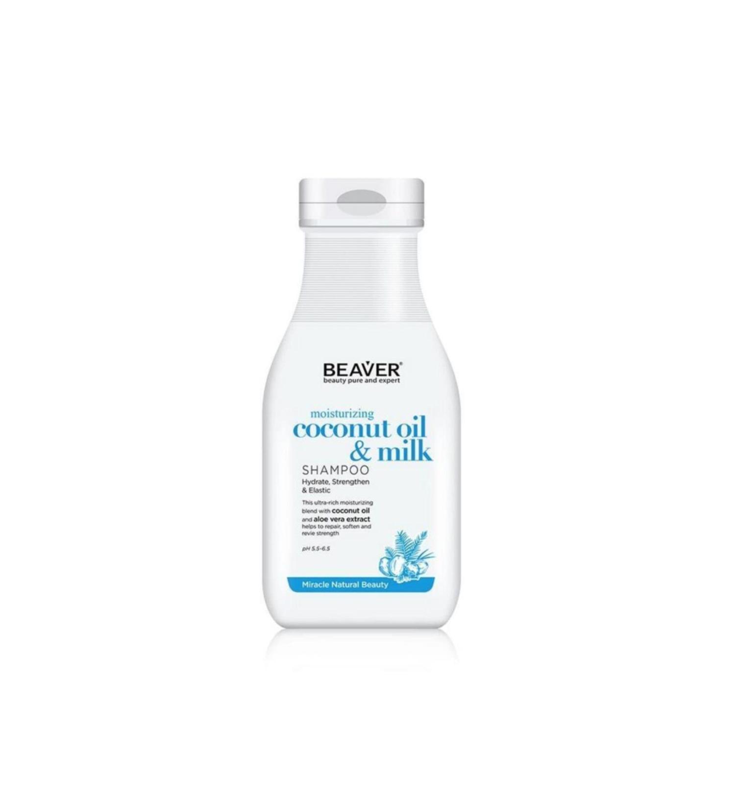 Beaver Coconut Oil&milk Shampoo Coconut Oil and Milk Shampoo 60 ml