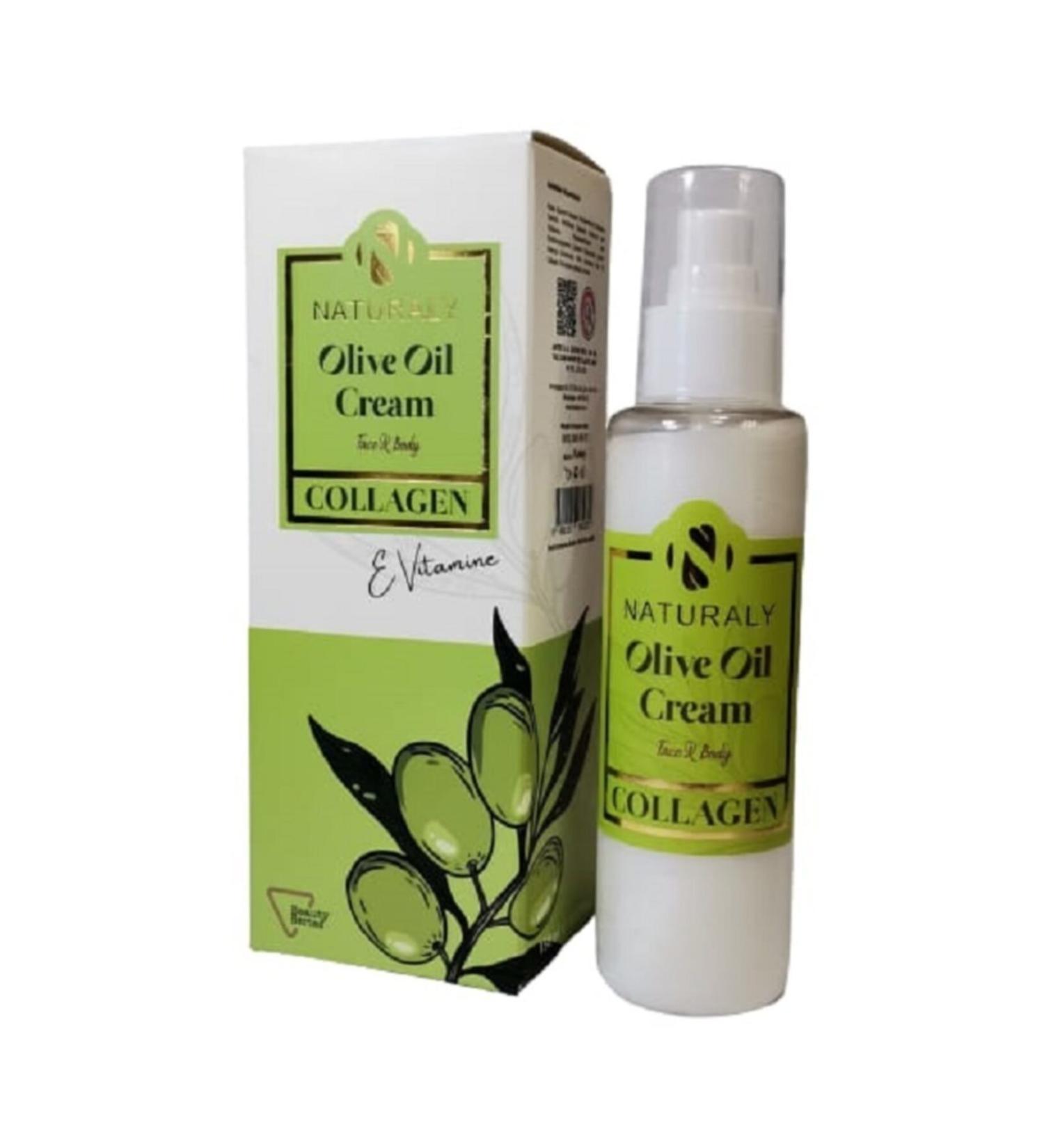 naturaly Olive Oil Cream Collagen Vitamin E 150ml