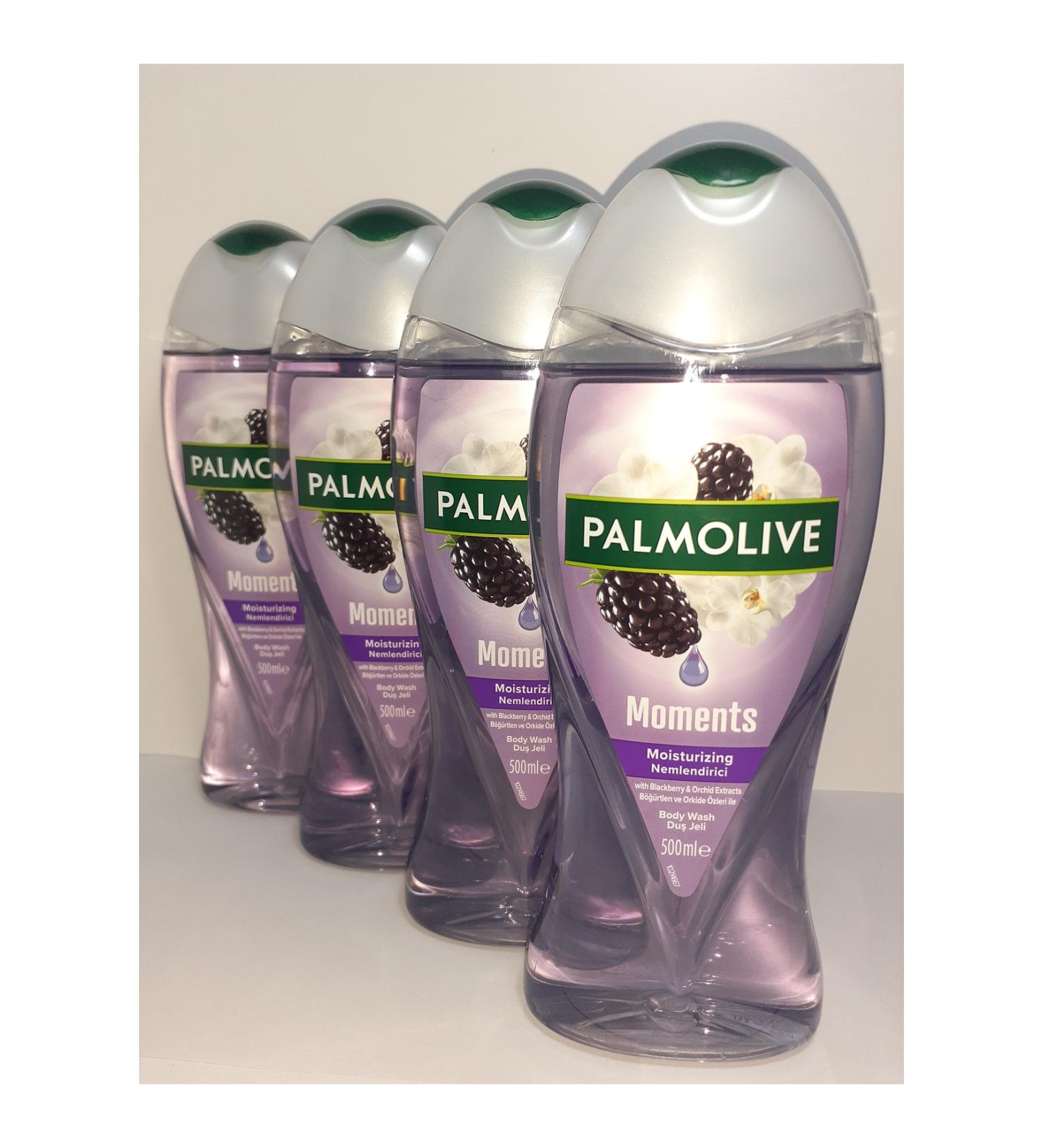 Palmolive Moments Blackberry and Orchid Essence Shower Gel 500 ml x 4 Pcs