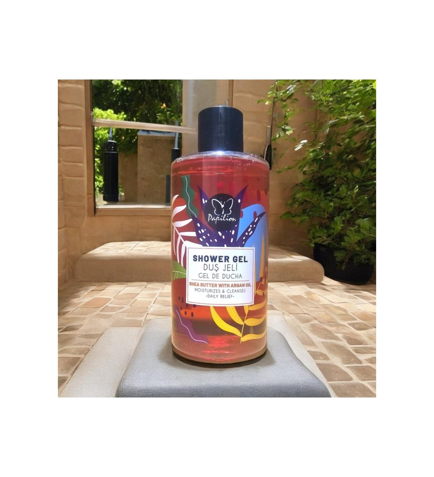 Papilion Shower Gel 400 ml Argan and Shea Oil - Buy Online on GoSupps.com