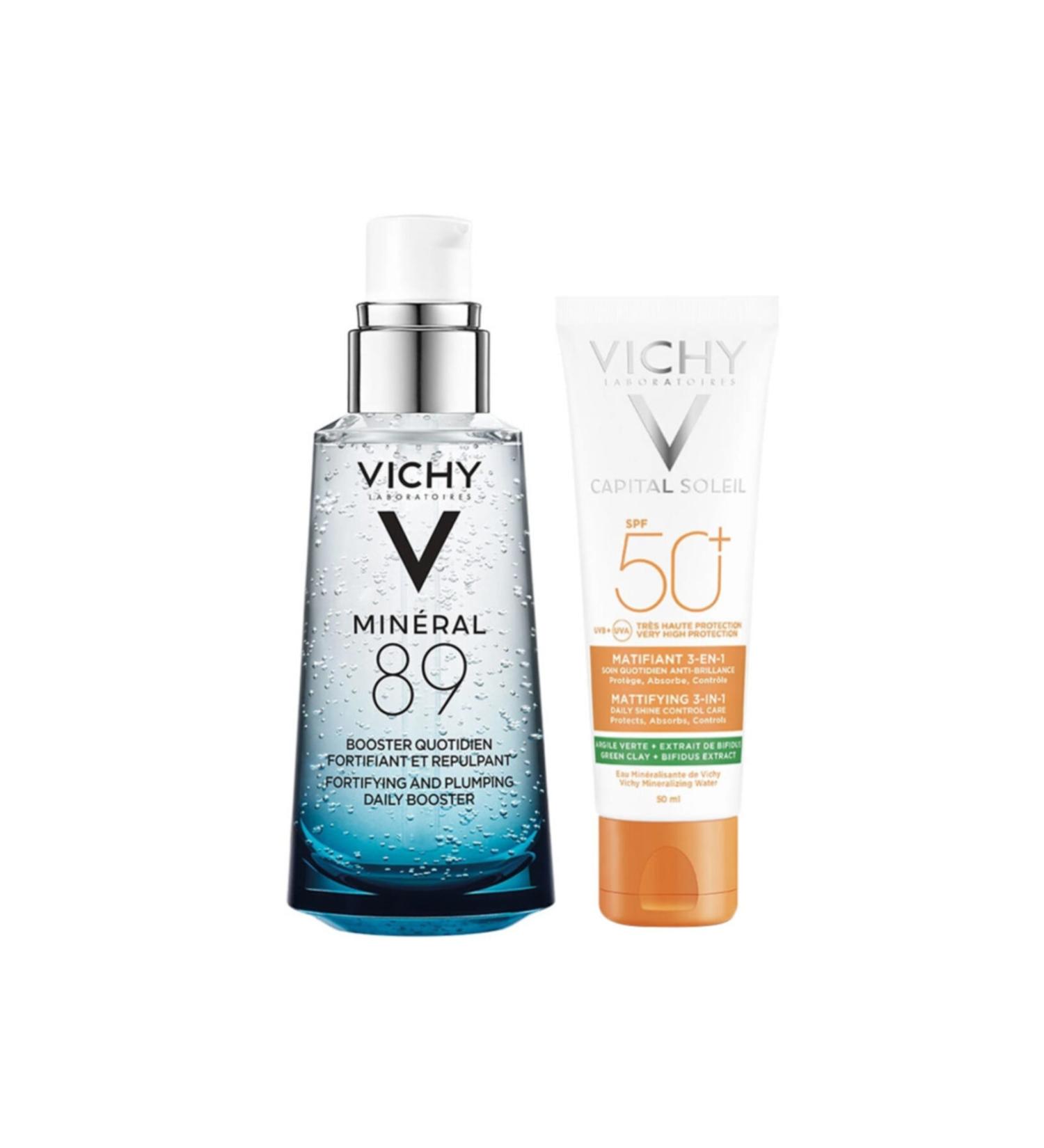 Vichy Moisturizer and Sun Protection Set for Normal and Oily Skin