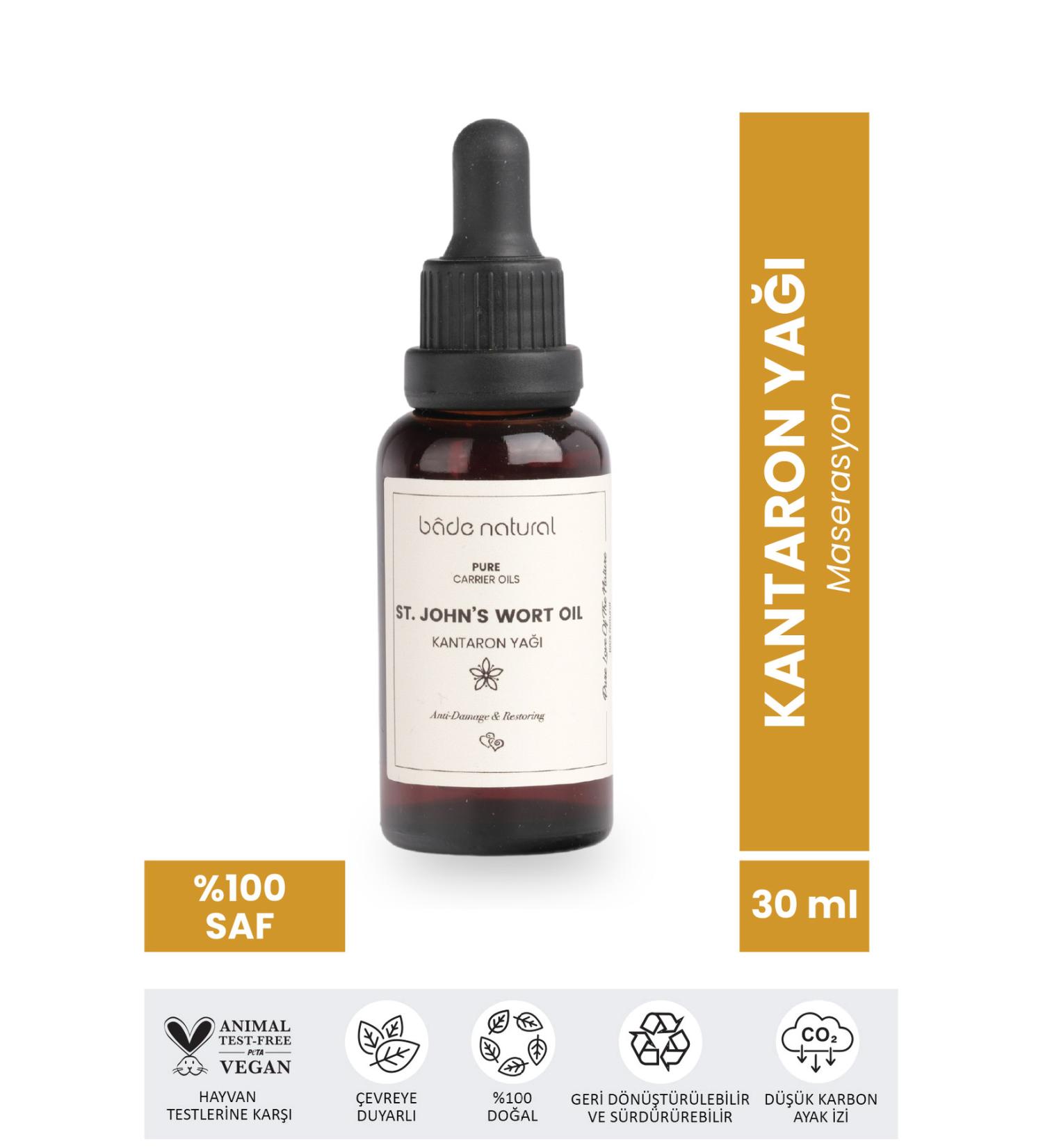 Bade Natural St. John's Wort Oil 0 Pure 30 ml - Buy Online on GoSupps.com