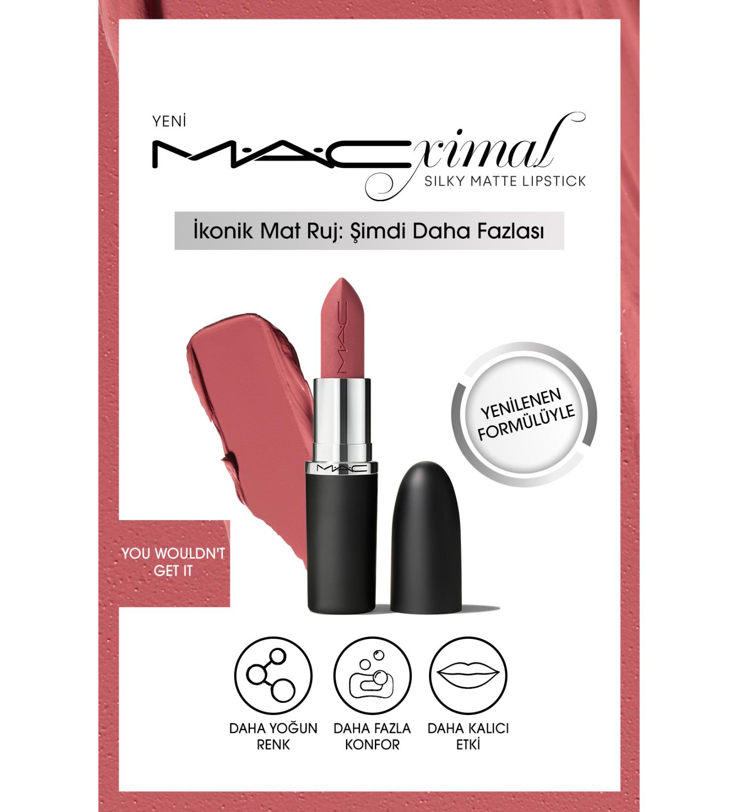 Mac INTENSIVE COLOR MOISTURIZING LIPSTICK - SILKY MATTE LIPSTICK KEYON1023