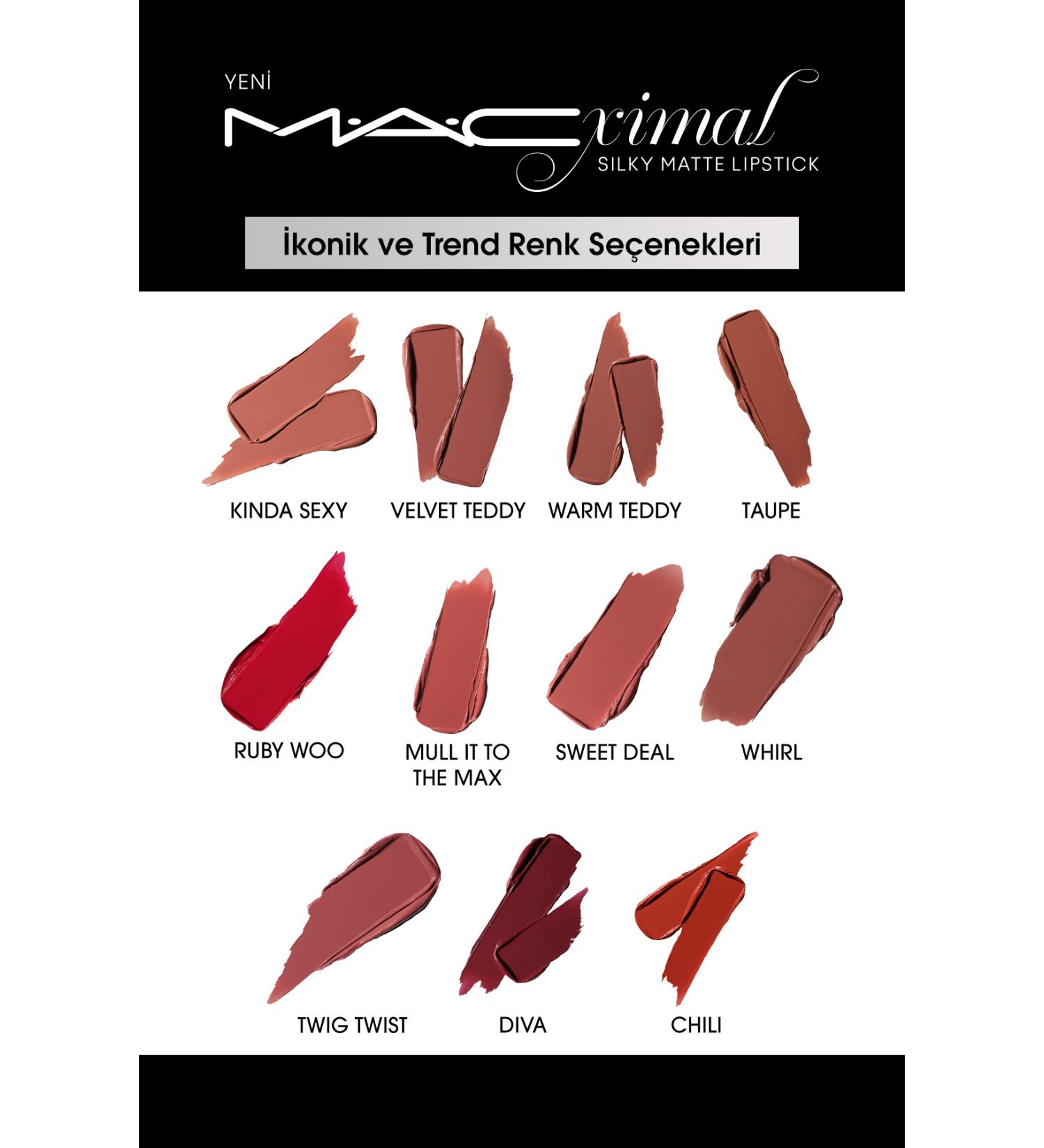 Mac D FOR DANGER - S LKY MATTE LIPSTICK LONG-LASTING LIPSTICK THAT PROVIDES INTENSE COLOR KEYON2634