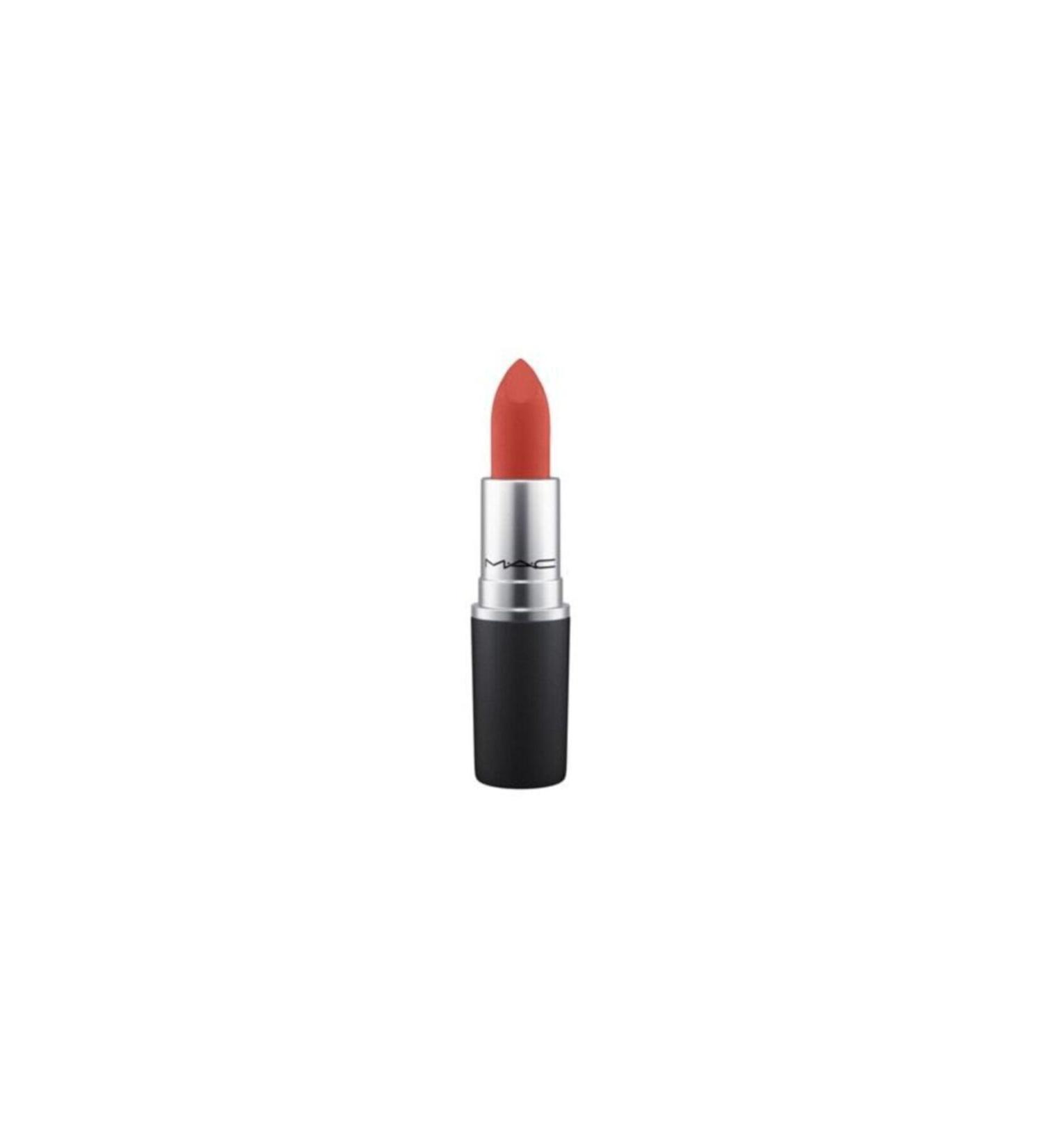 Mac Devoted To Chili - Powder Kiss Matte Moisturizing Lipstick 3 G