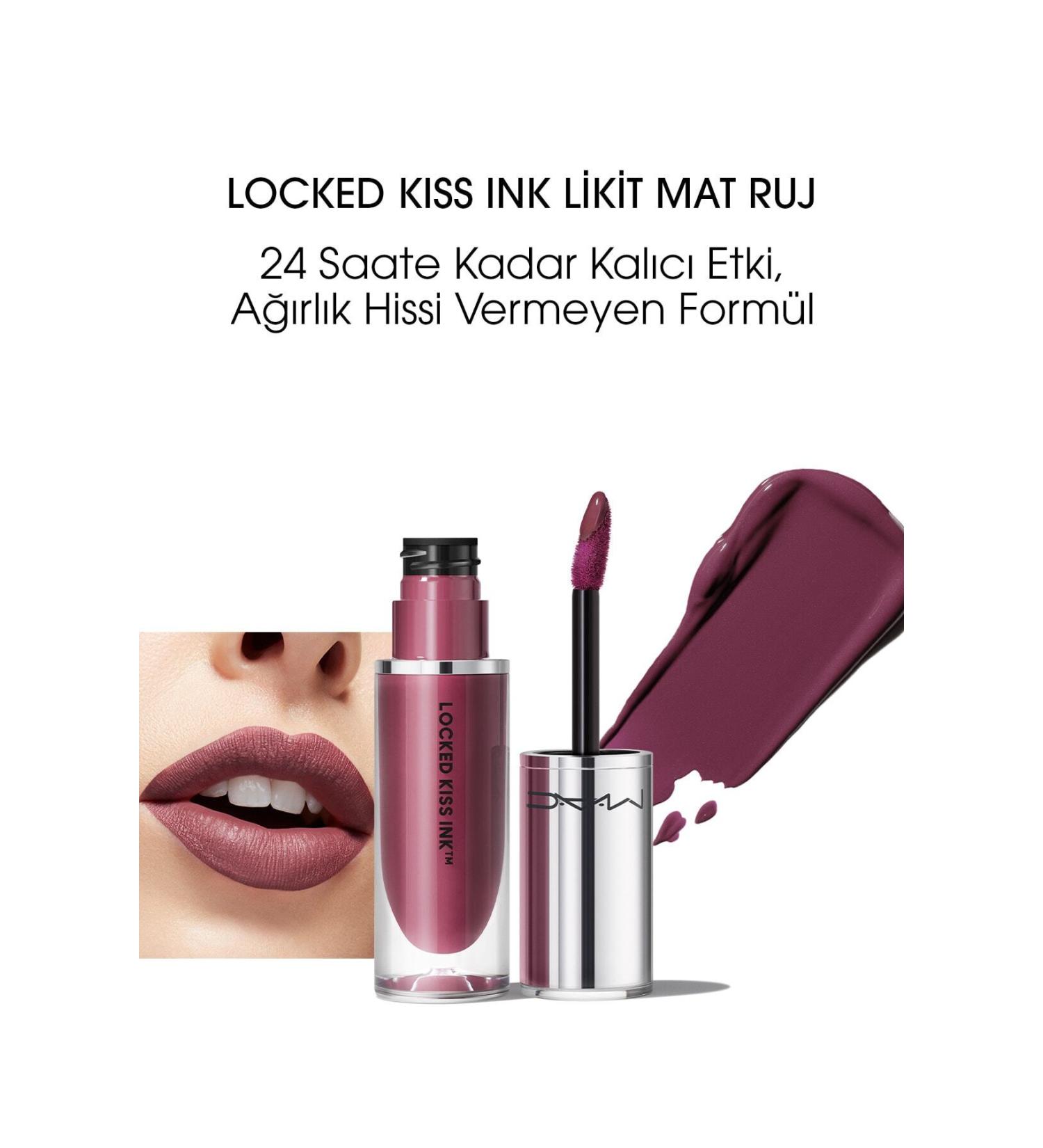 Mac Locked Kiss Ink 24hr Liquid Matte Lipstick - Opulence 4ml PSSNS598