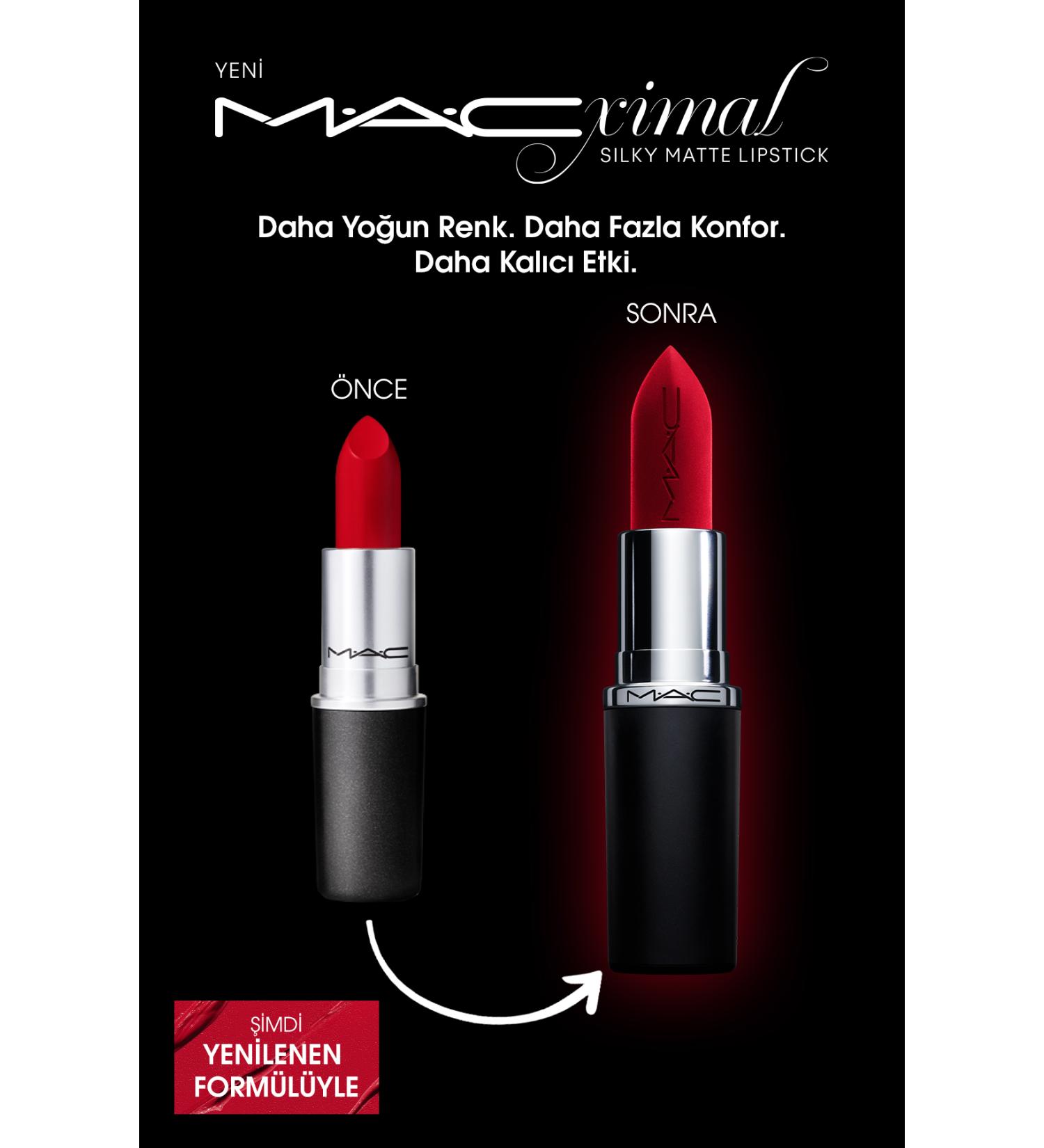 Mac LONG-LAST NG NOUR SH NG MO STUR Z NG EFFECT L PST CK 3.5 G RED DEMBA3618