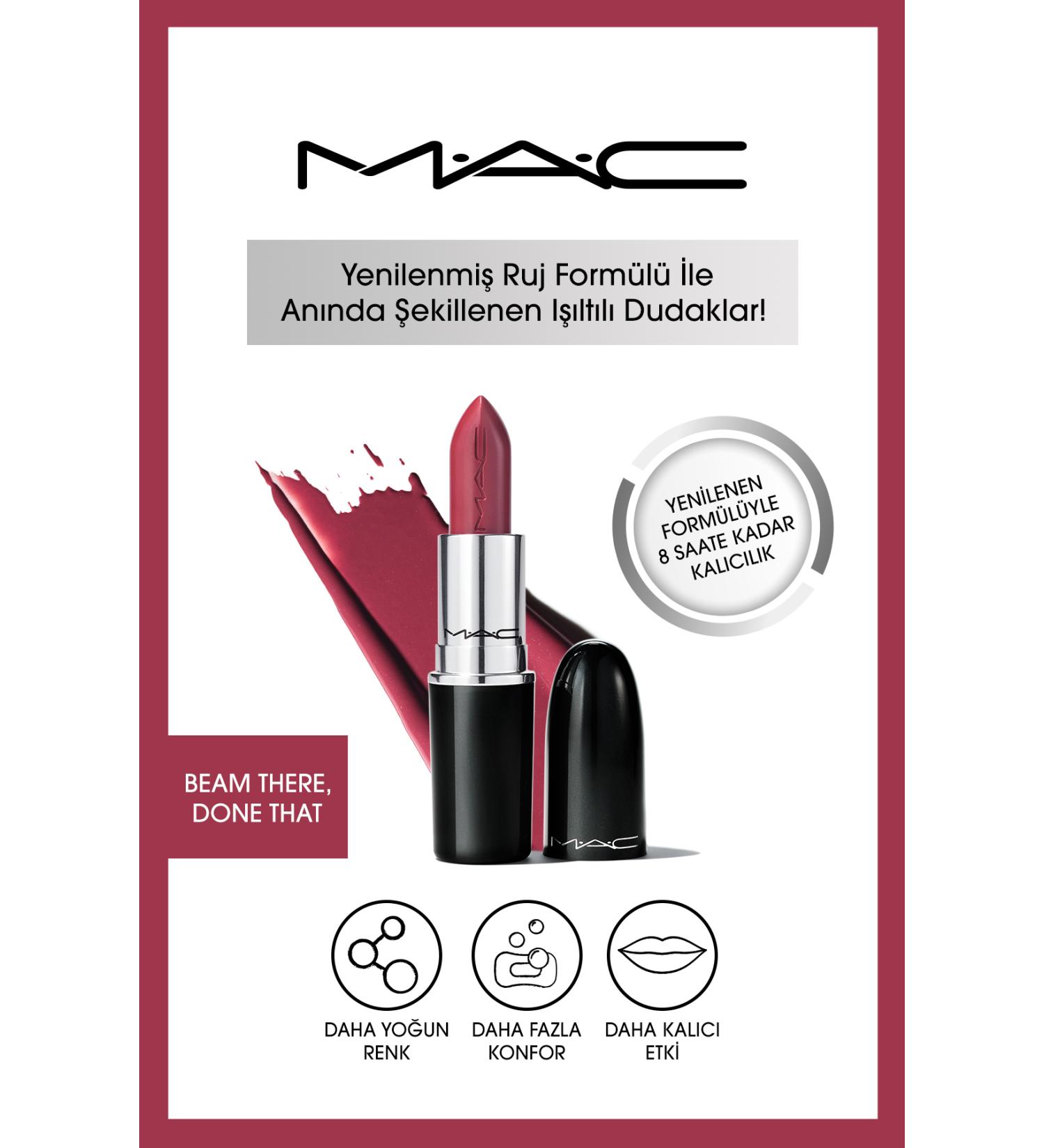 Mac Lustreglass Sheer-shine Lipstick -beam There Done That