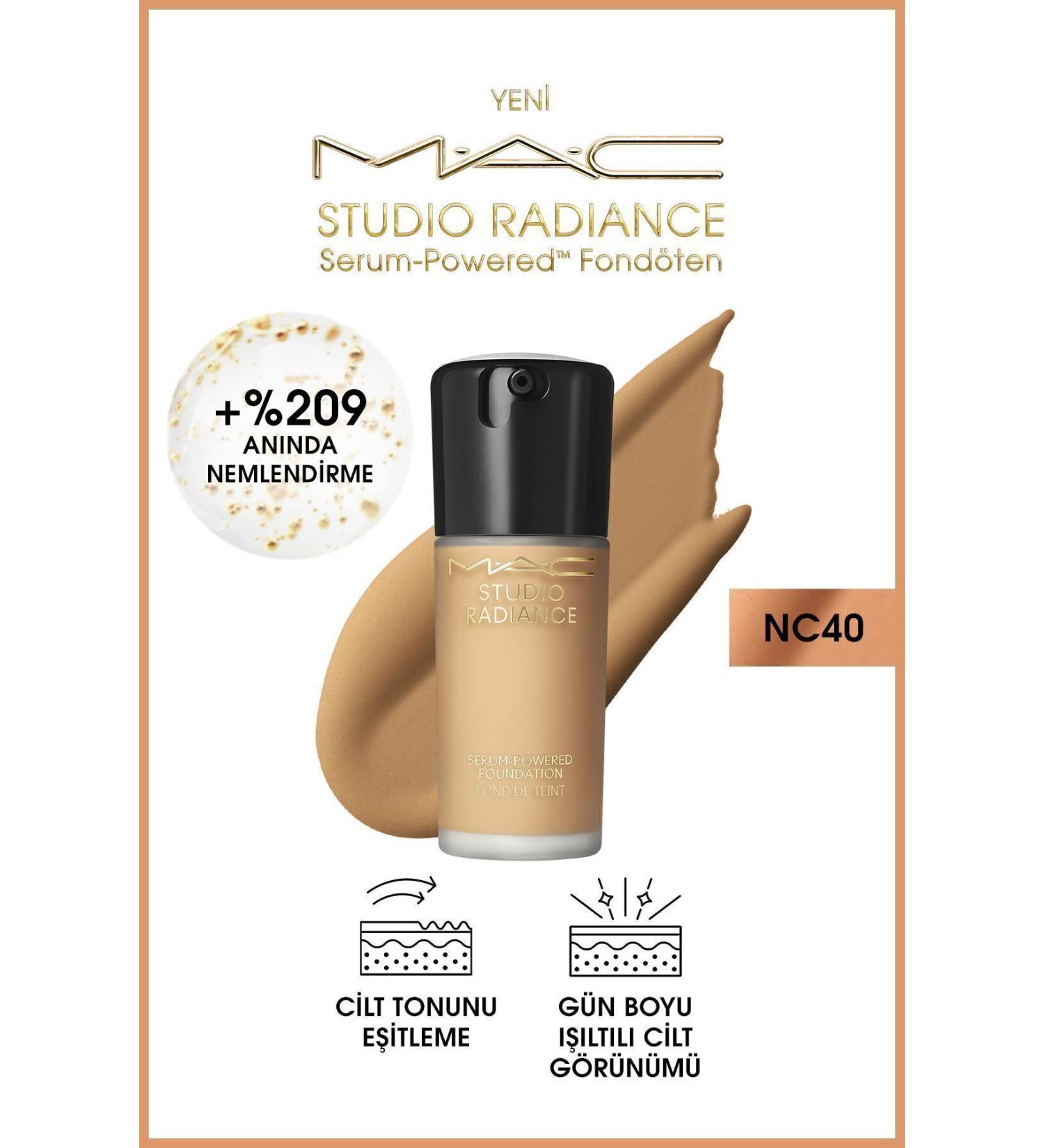 Mac Studio Radiance Serum-Powered Foundation-NC40-30ml-Mac656769