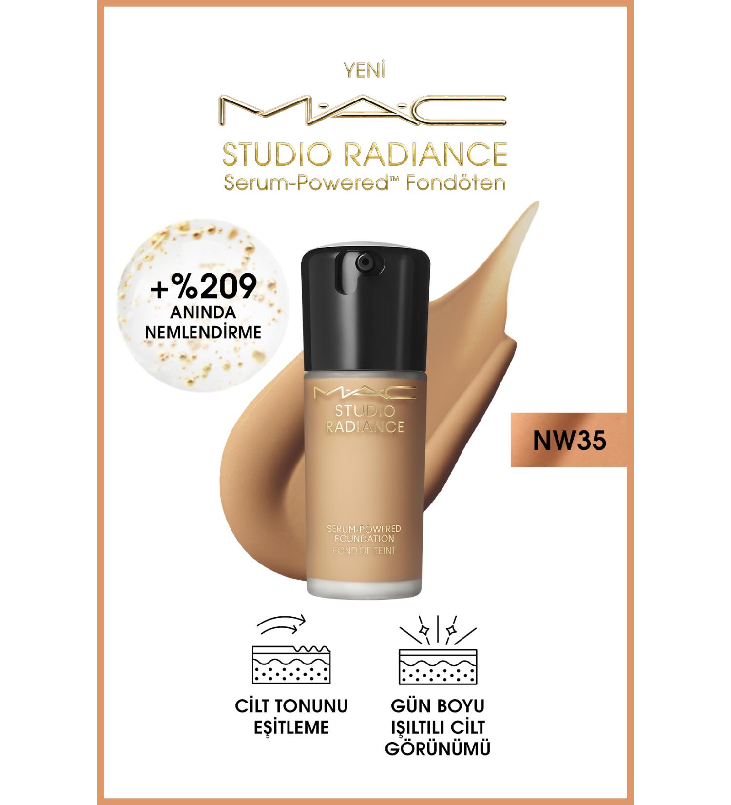 Mac Studio Radiance Serum-Powered Foundation-NW35-30ml - Buy Online on GoSupps.com