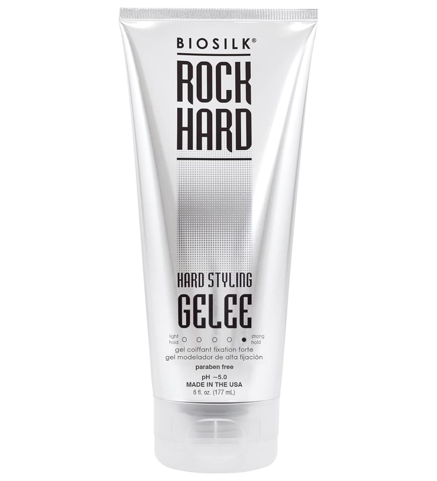 Biosilk Rock Hard Hair Styling Gel 177ML