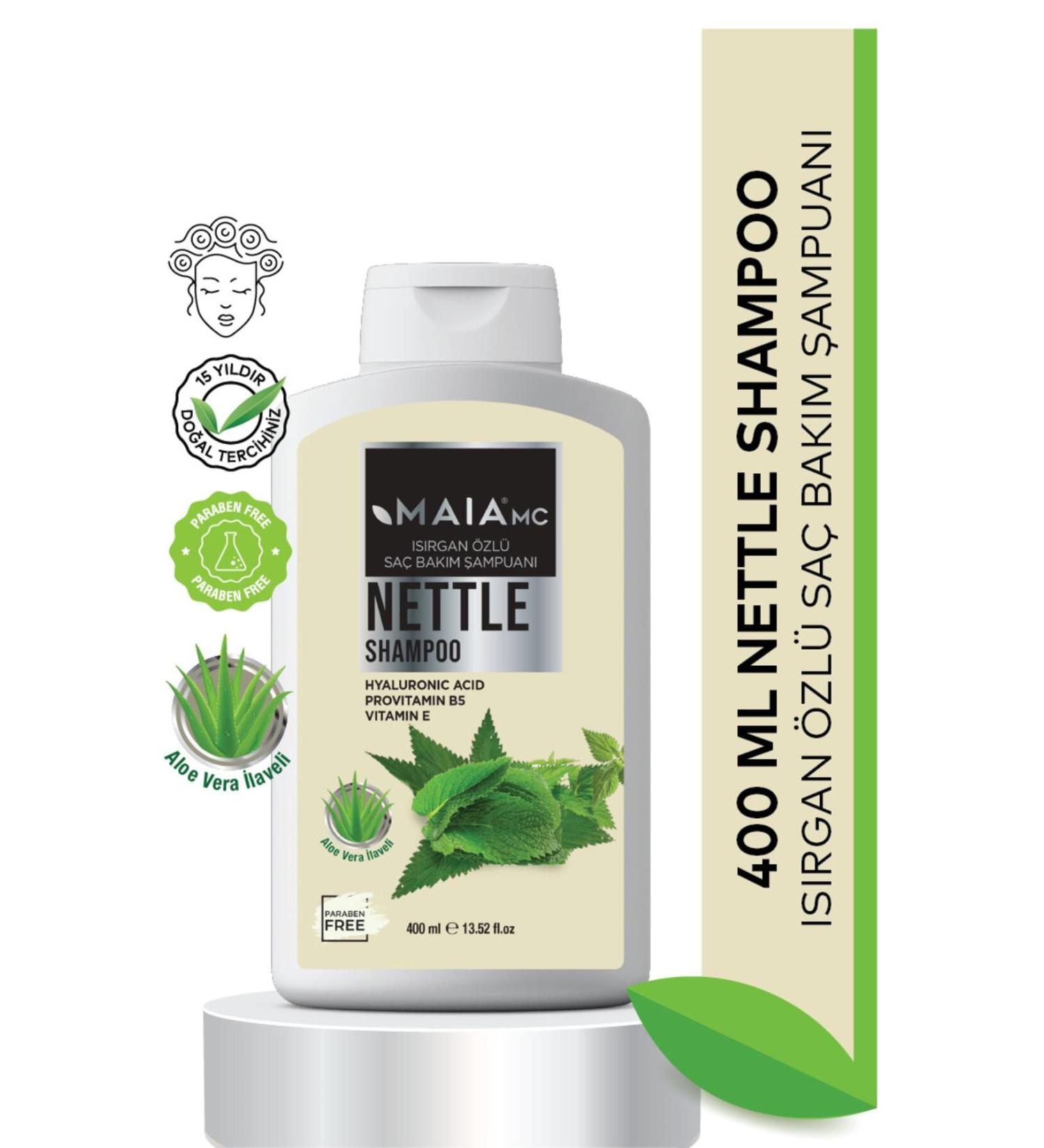 Maia mc Nettle Essence Hair Care Shampoo 400 ml - Buy Online on GoSupps.com