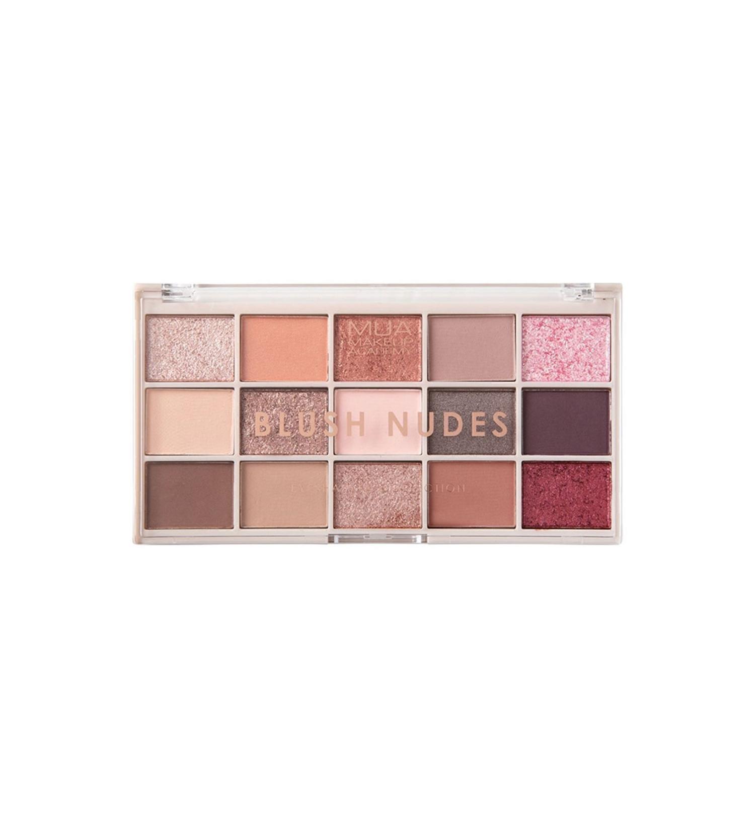 Make Up Academy 15-pack Eyeshadow Palette Blush Nudes - Buy Online on GoSupps.com