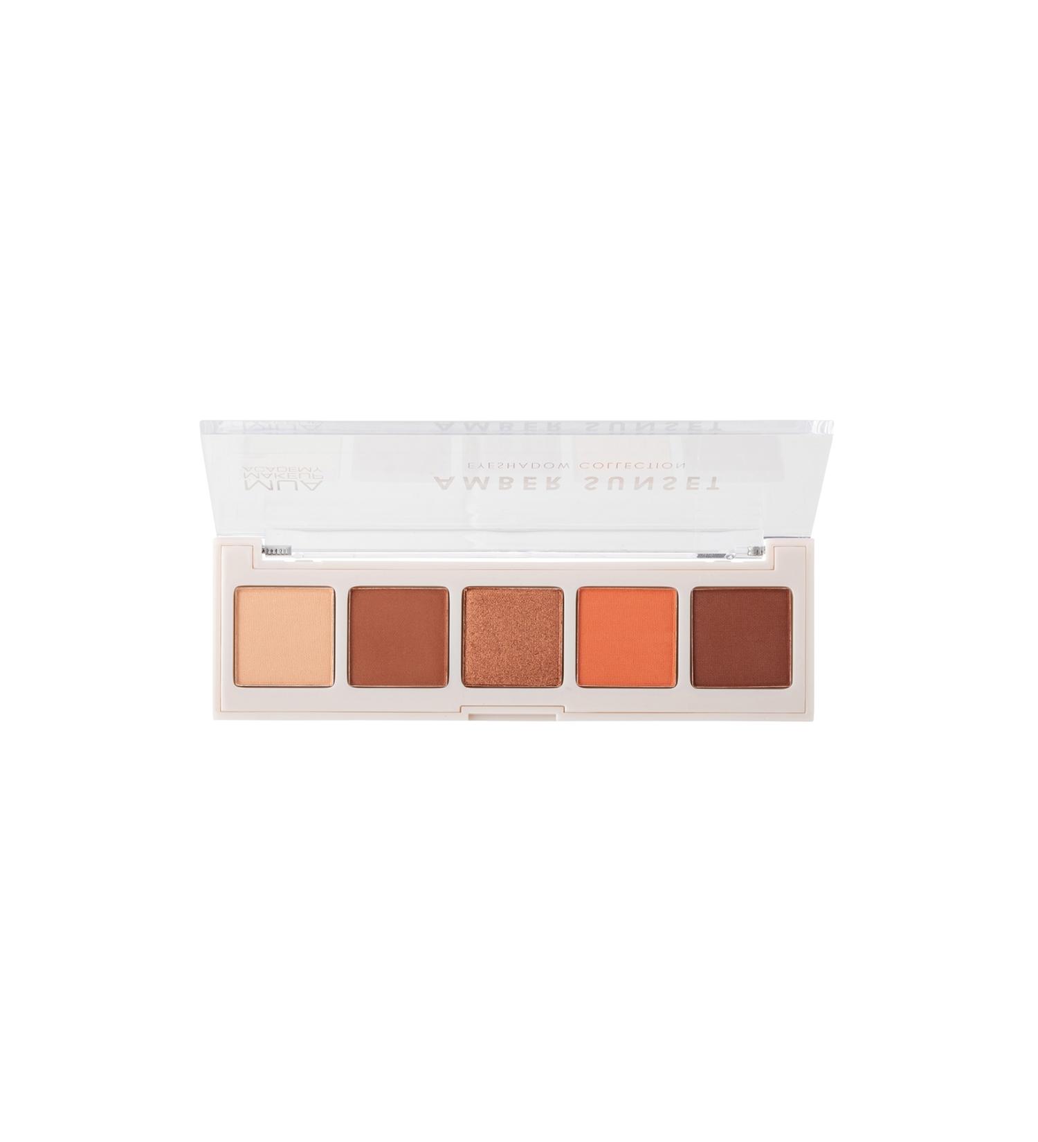 Make Up Academy 5-Piece Eyeshadow Palette AMBER SUNSET