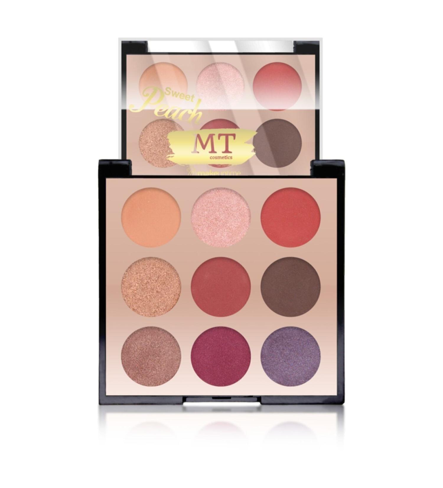 Makeuptime Square Sweet Peach 9 Lu Eyeshadow Palette 02