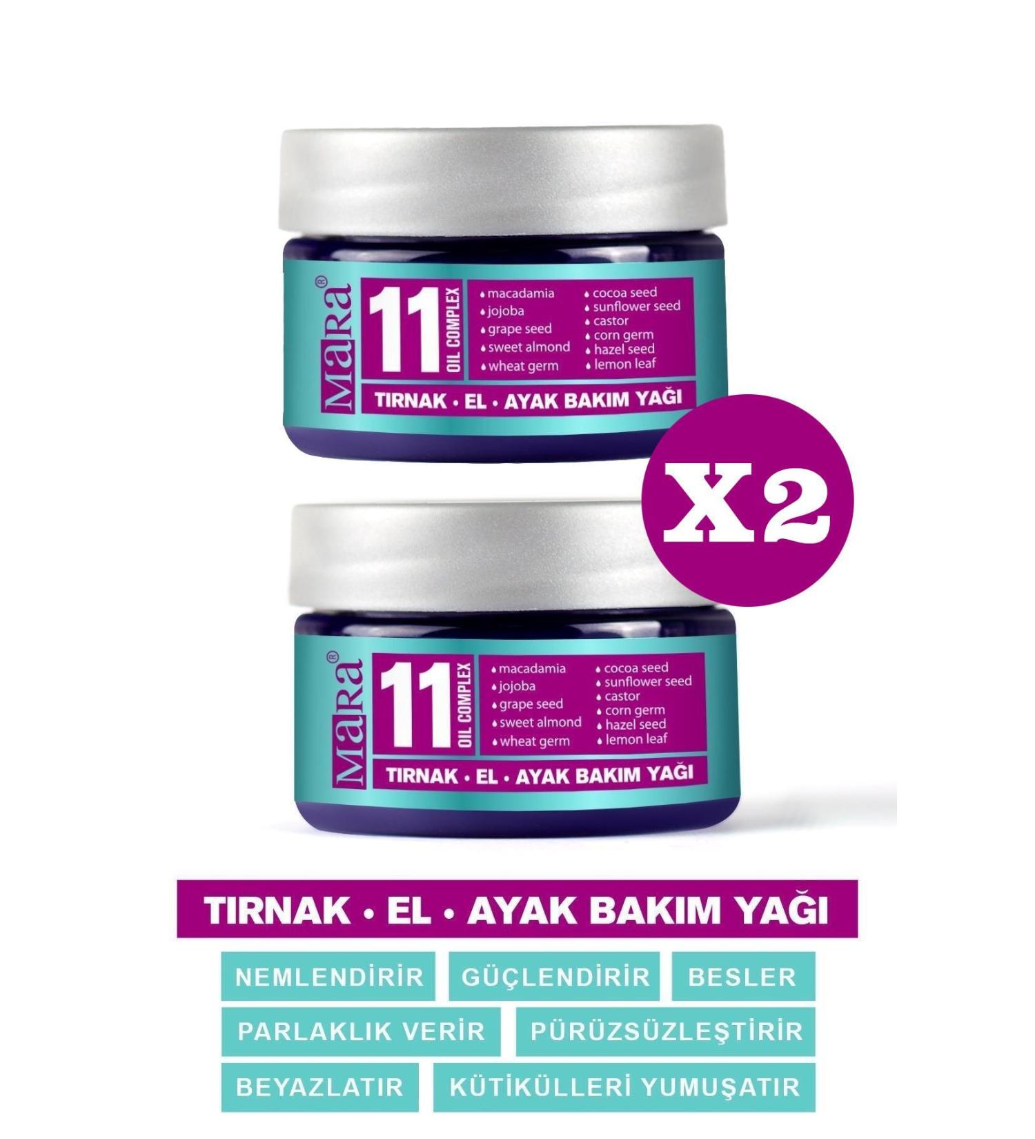 Mara 11 Oil Complex Nail Hand Foot Care Oil 40 ml 2 Pieces - Buy Online on GoSupps.com