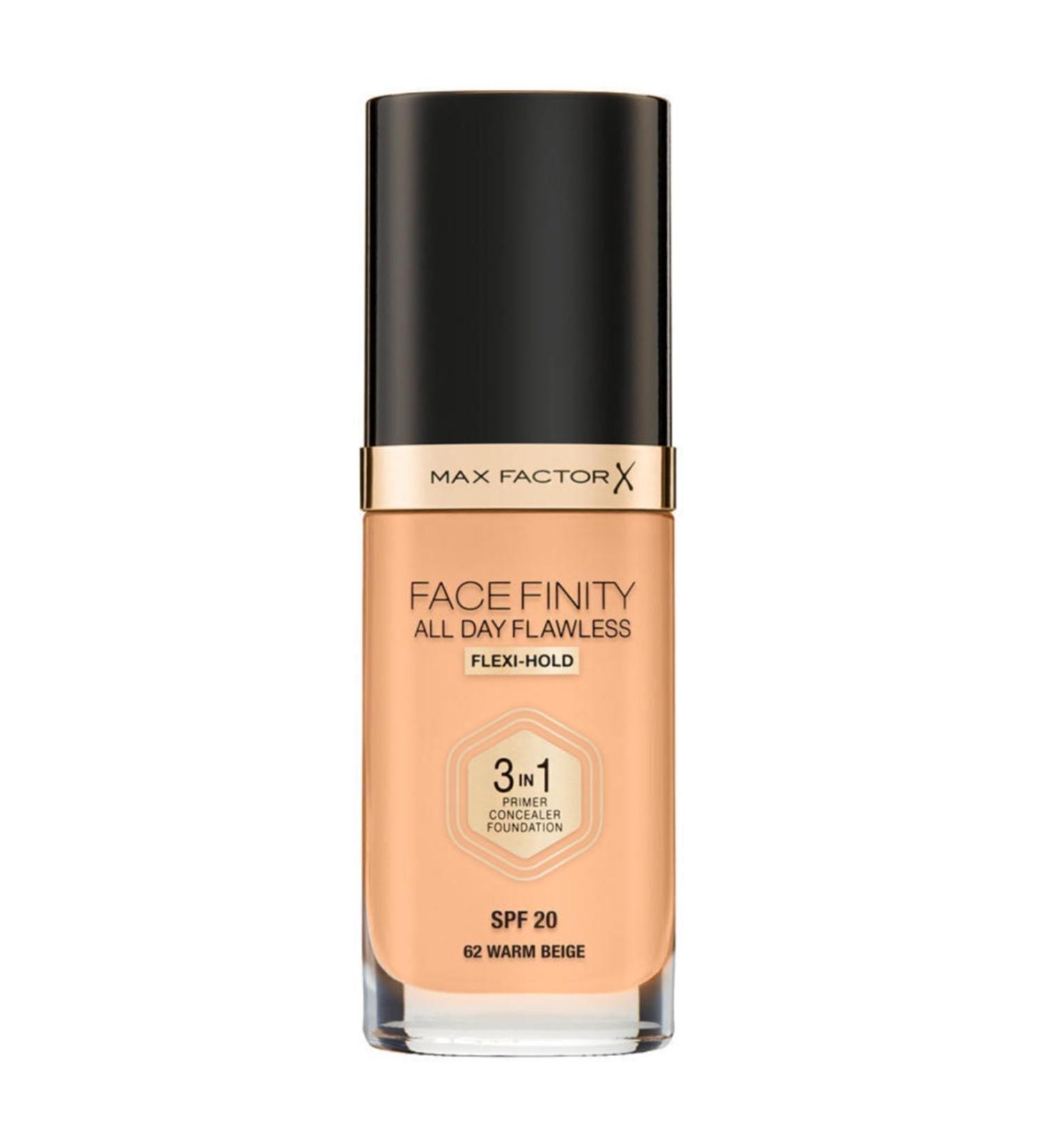 Max Factor Foundation - FaceFinity All Day Flawless Foundation 62 Warm Beige 3614227923409