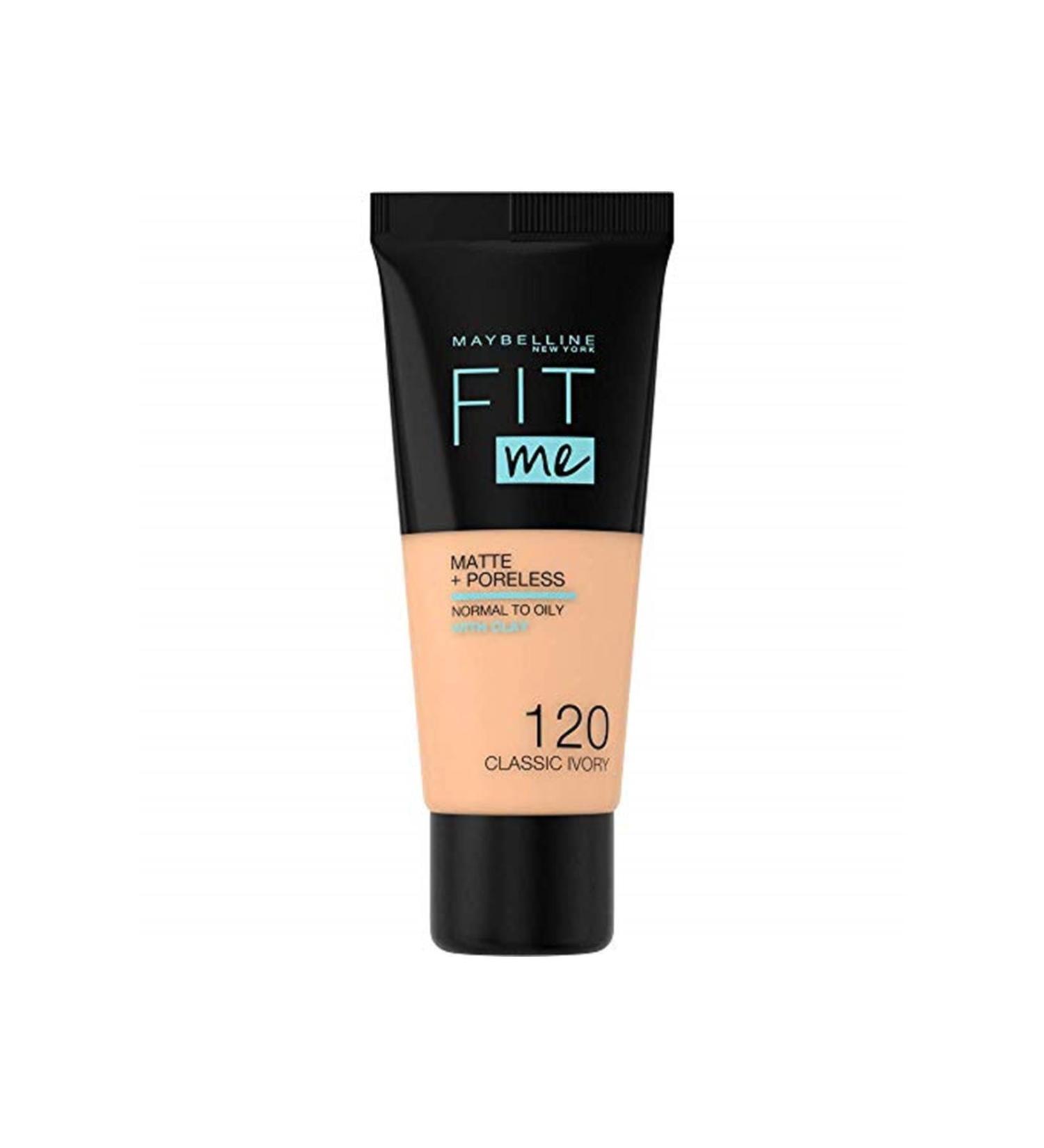 Maybeline New York Fit Me Matte Poreless Foundation 120 Classic Ivory 30ml