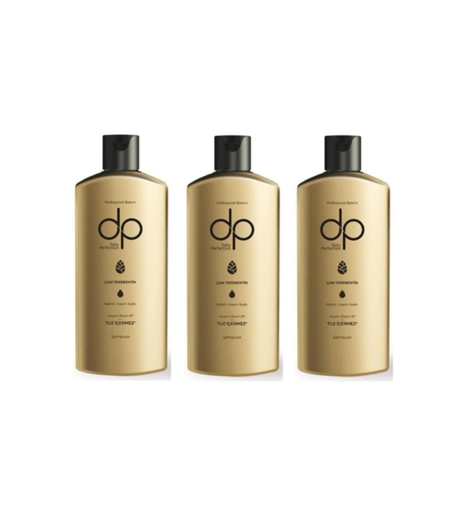 DP Daily Perfection Salt-Free Shampoo 3x250 ml Pine Turpentine