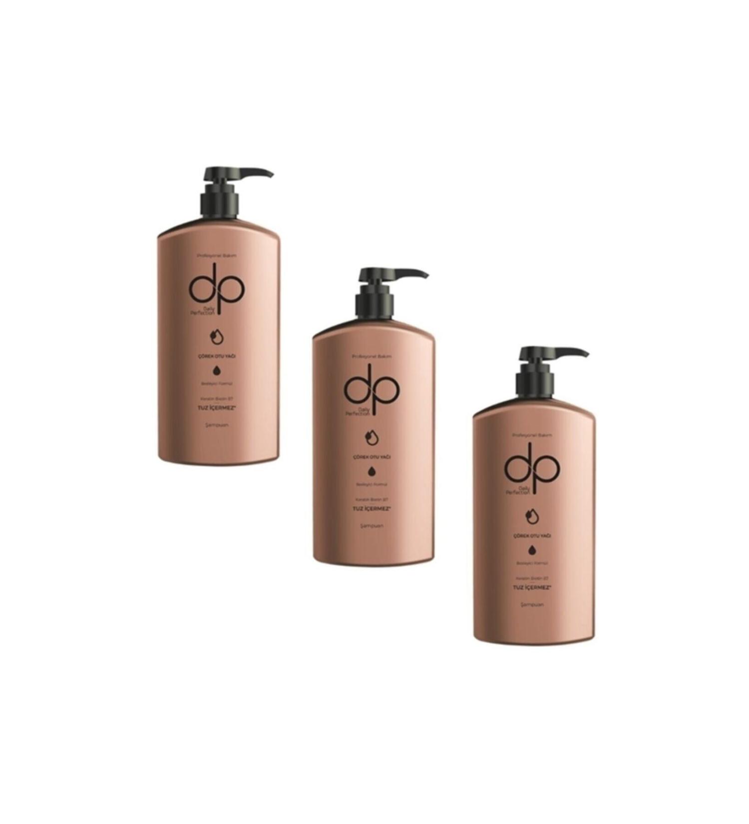 DP Salt-Free Shampoo 800 ml Black Cumin Oil X 3 Pieces