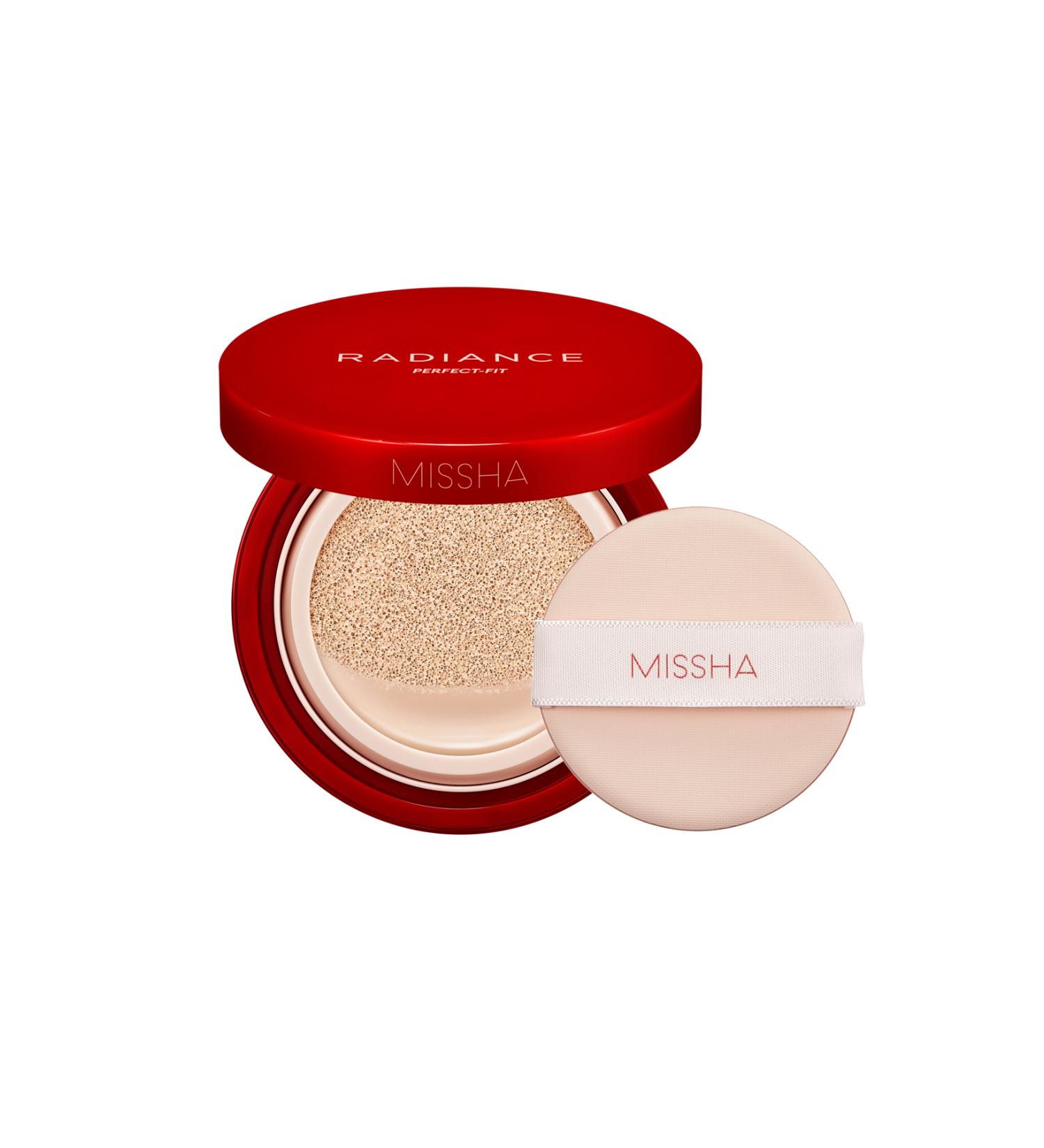 Missha 48 Hours Lasting Matte Finish SPF50 Cushion Foundation Radiance Perfect Fit Cushion Foundation No21 Fairy - Buy Online on GoSupps.com
