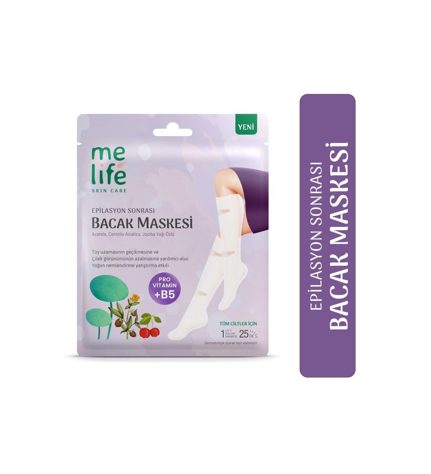 MELIFE Post Epilation Leg Mask 50 Ml - Buy Online on GoSupps.com