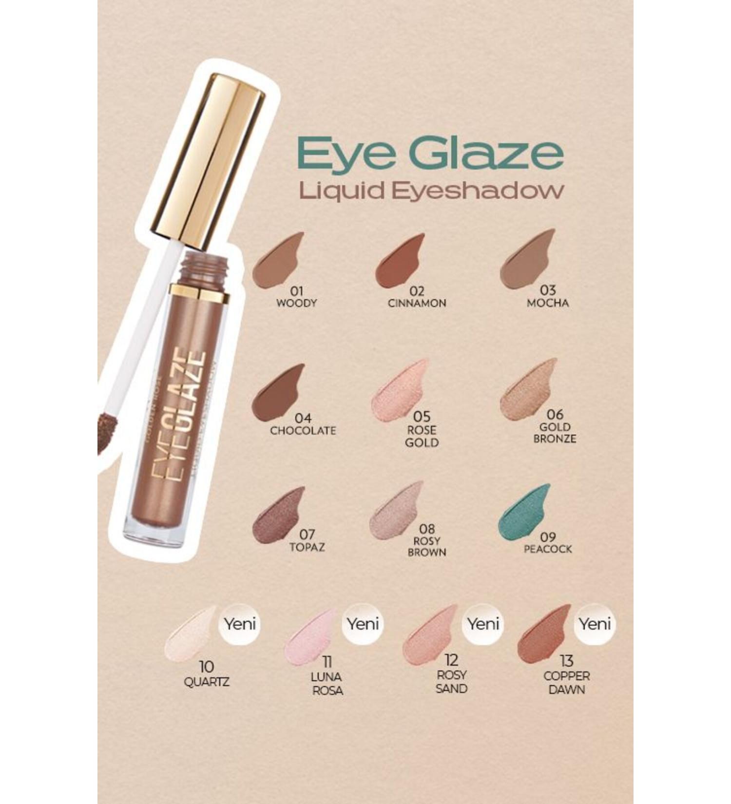 Golden Rose Eye Glaze Liquid Eyeshadow No: 03 Mocha - Liquid Eyeshadow - 8691190509118