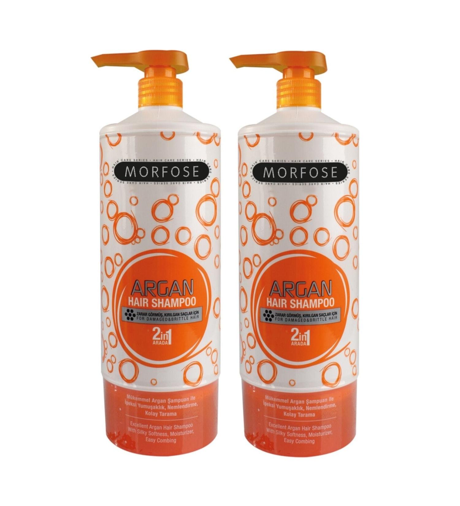 Morfose Shampoo 1000 Ml Argan / 2 Pieces
