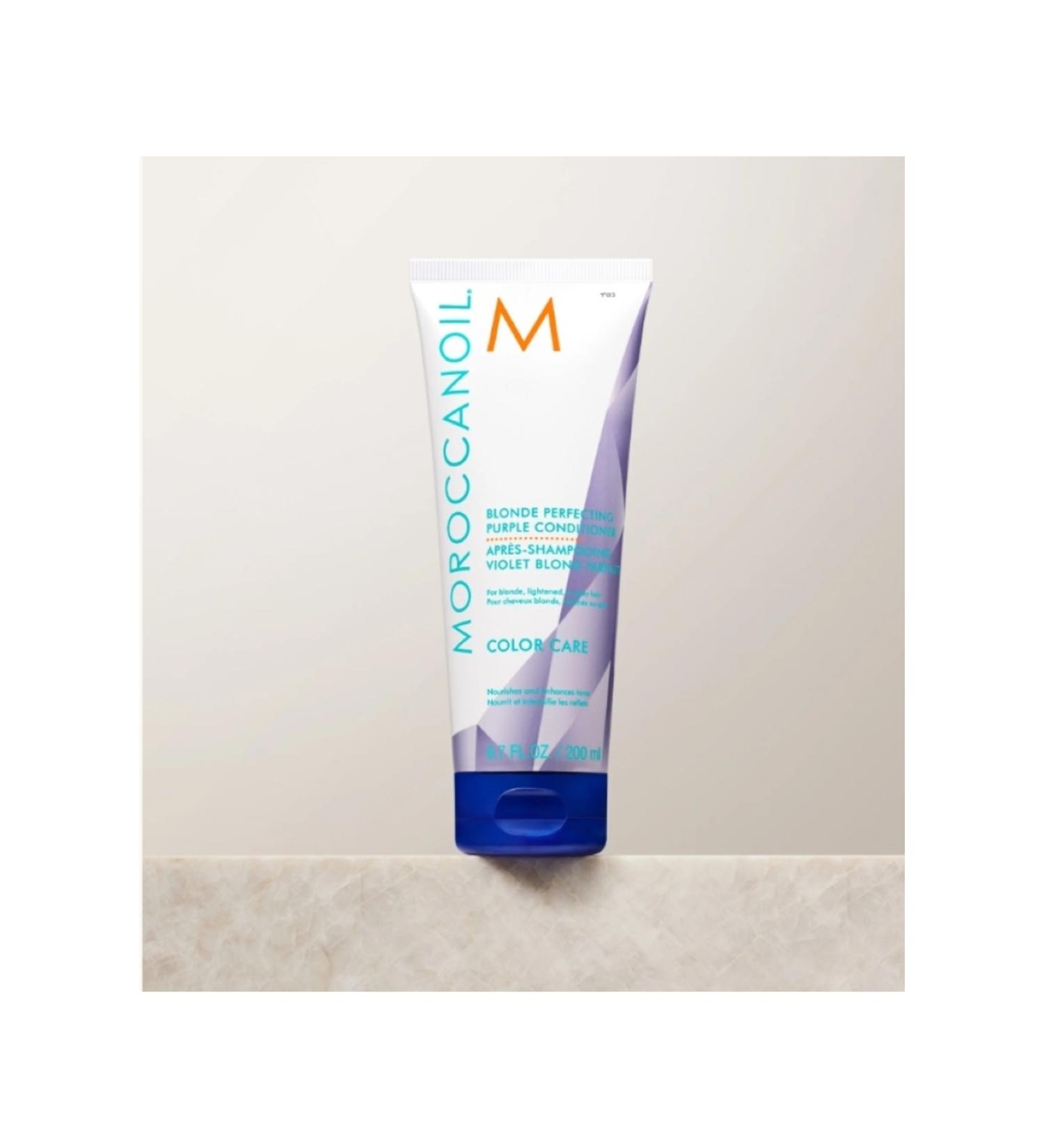 Moroccanoil Blonde Perfecting Purple Conditioner-Color Protecting Purple Cream 200 mL CYT545457812121287884