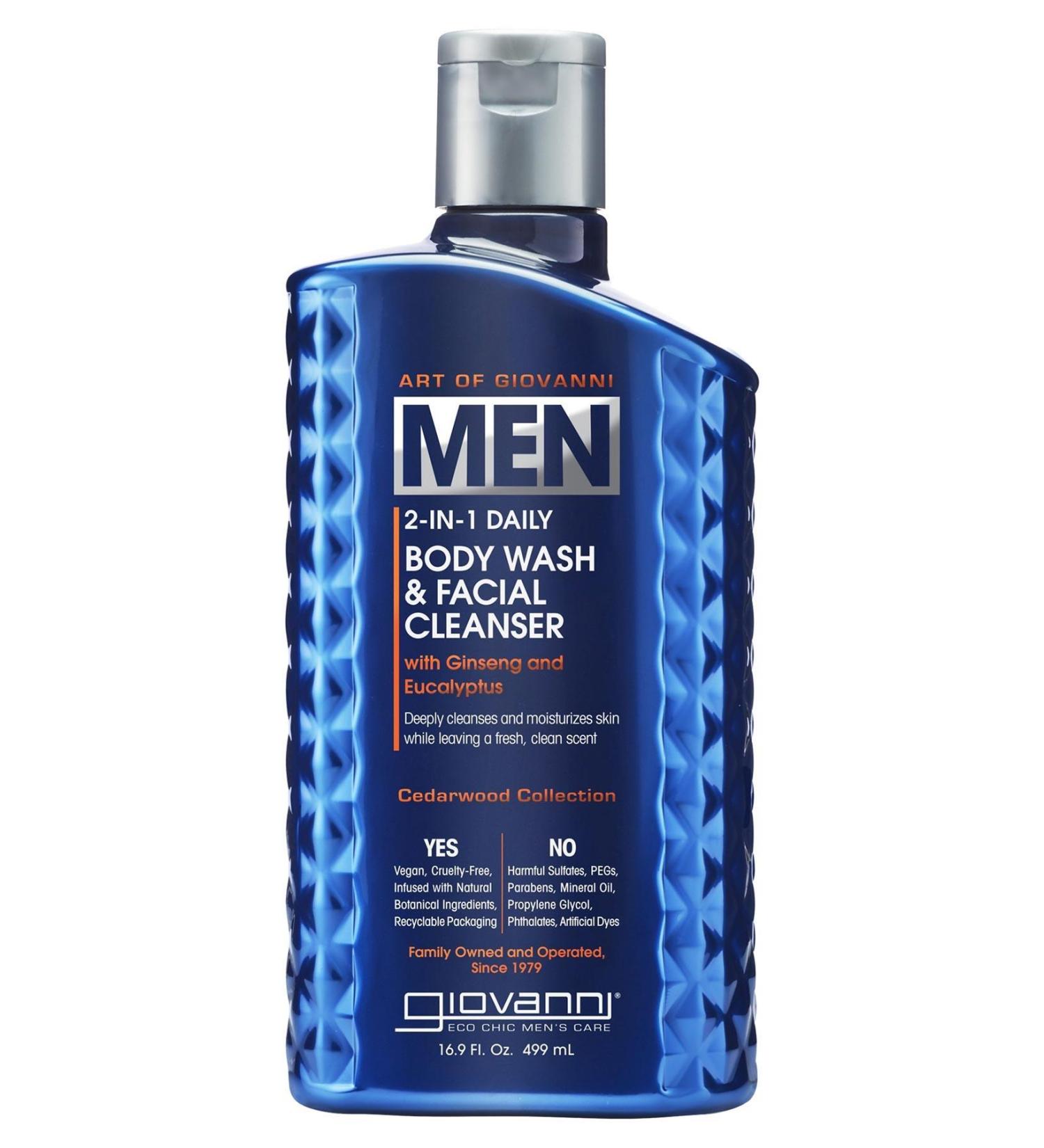 Giovanni Men Daily Face Cleansing and Shower Gel 499ML