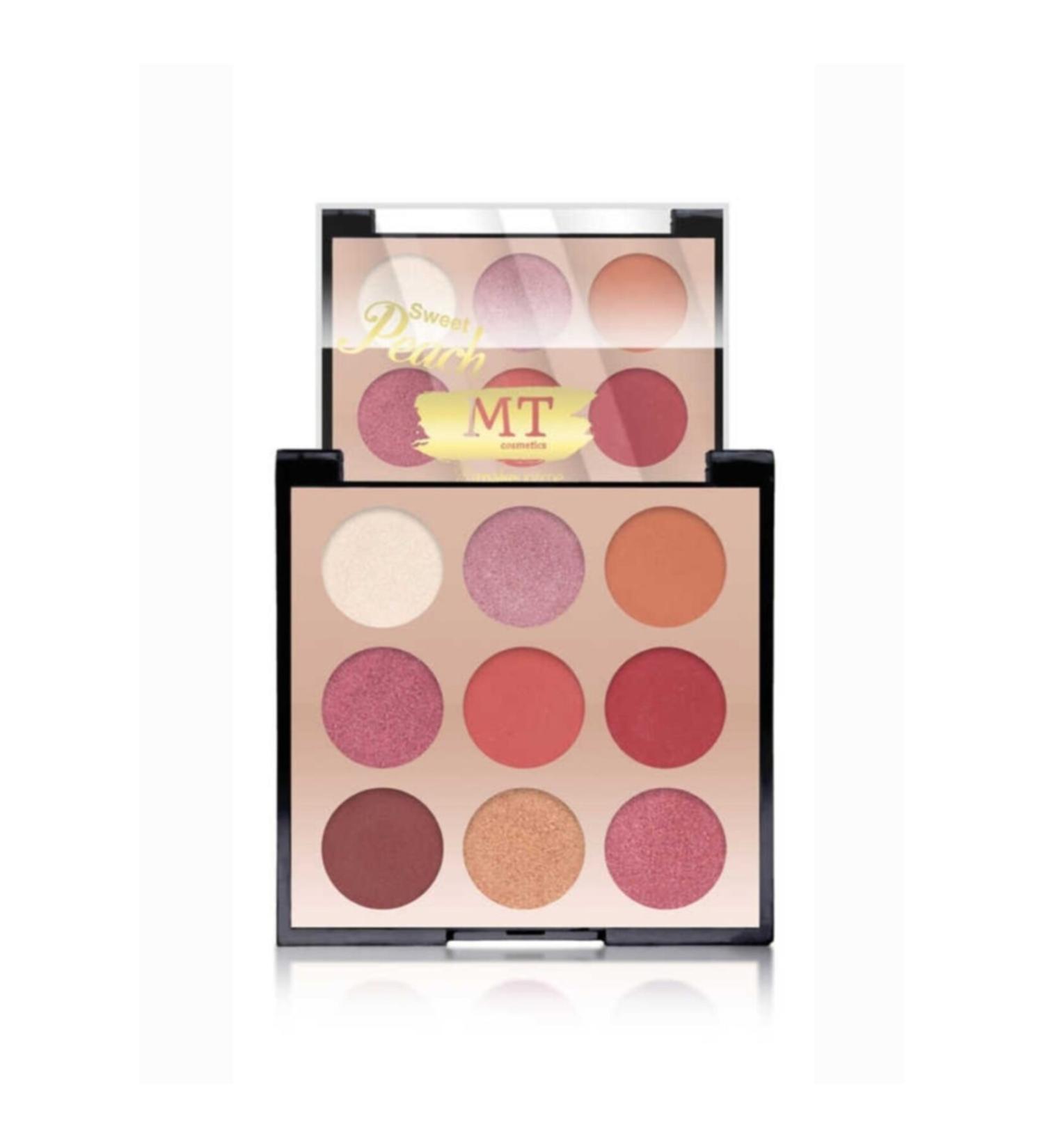 MT Bellezza - Makeuptime Swet Peach 9 Eyeshadow Palette 01