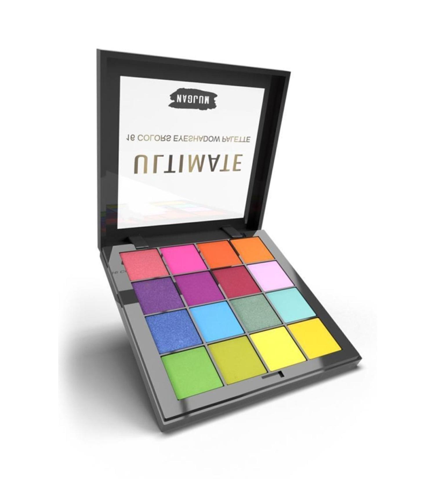 MUJGAN Ultimate 16-Pack Eyeshadow Palette Summer Colors No 02 - Buy Online on GoSupps.com