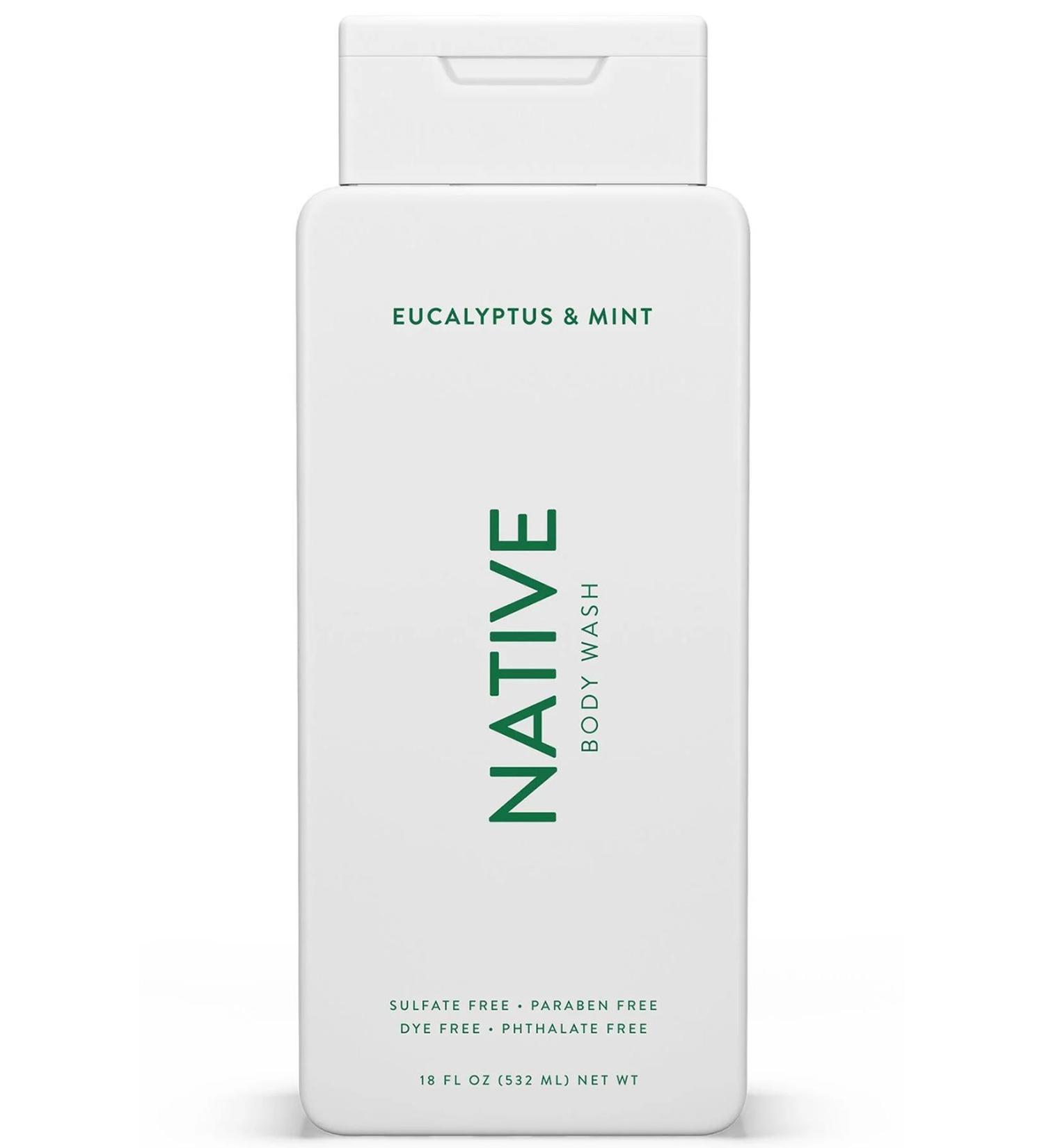 Native Eucalyptus & Mint Body Wash 532ML