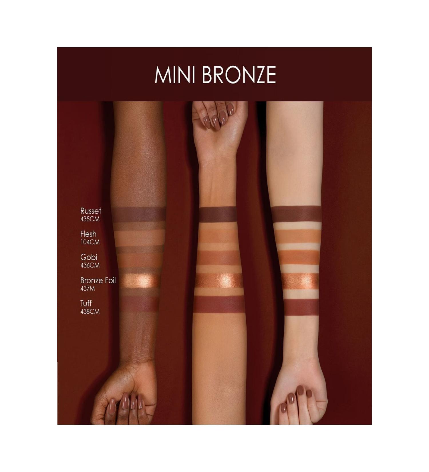 natasha denona Mini Bronze Matte Metallic Travel Size 5-Piece Eyeshadow Palette 4g