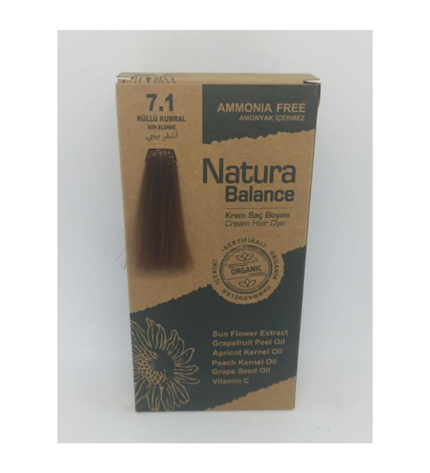 NATURABALANCE Natura Balance Organic Hair Dye Set Ash Blonde