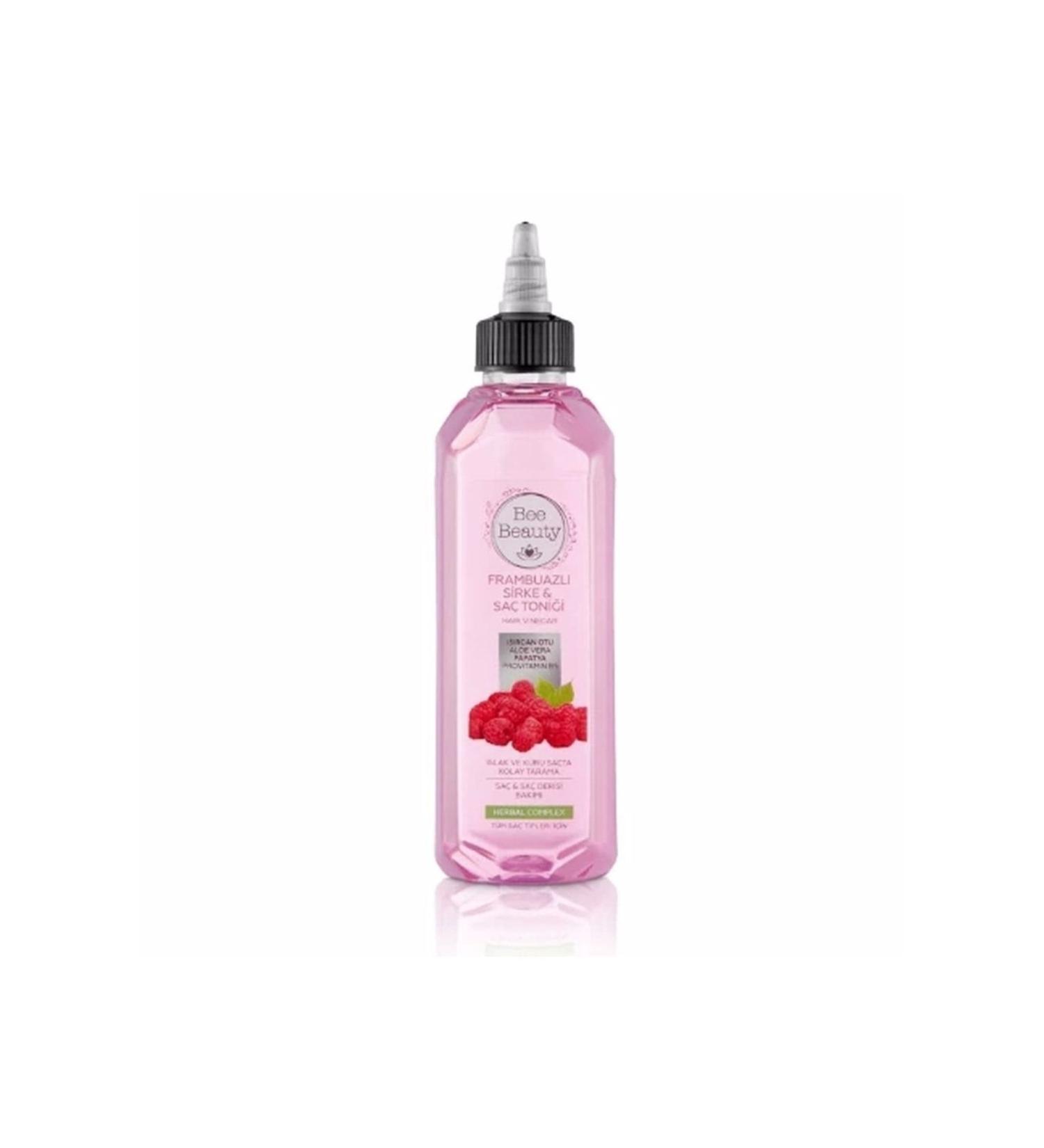 Bee Beauty Raspberry Vinegar & Hair Tonic More Lively and Shiny Hair - 250 Ml
