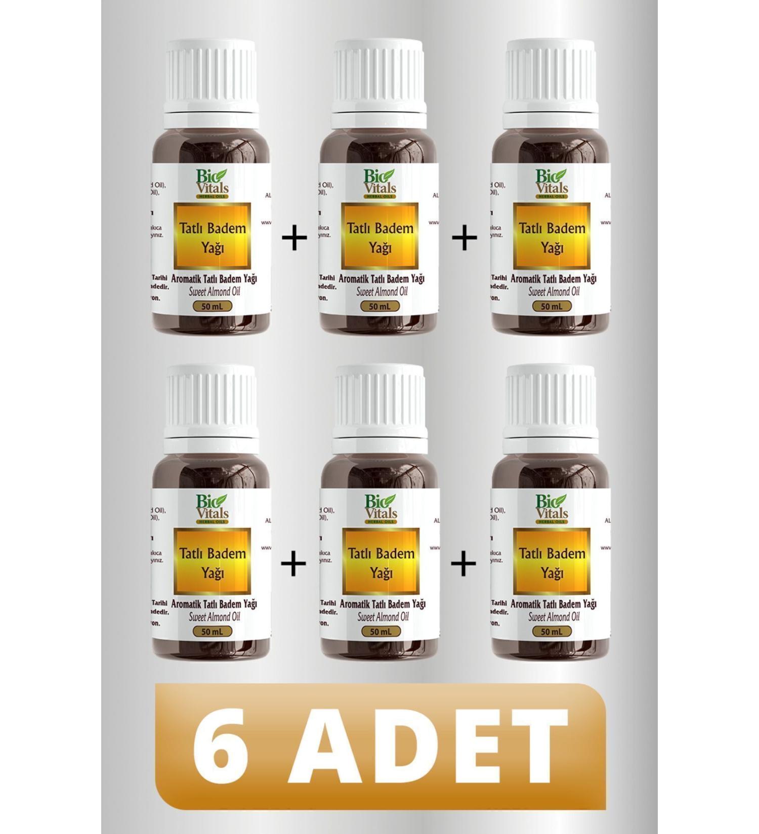 Bio Vitals Sweet Almond Oil 50 ml 6 PIECES