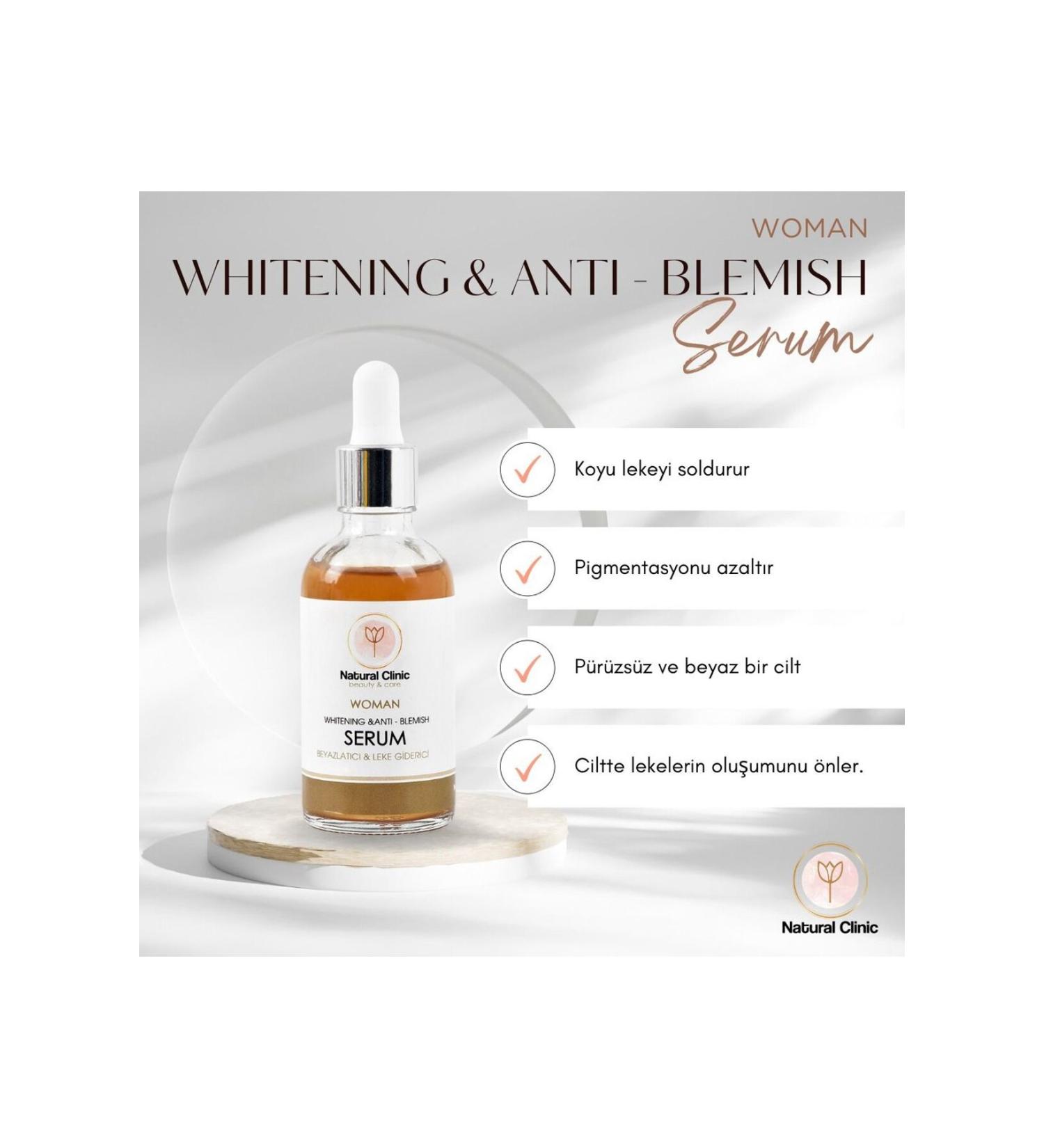 NATURAL CLINIC Anti-Stain Arbutin Skin Care Serum 50 Ml (Arbutin 2% + Hyaluronic Acid)