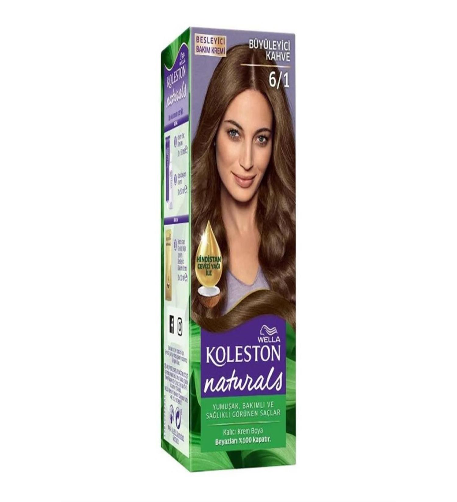 Natural Hair Dye Set 6/1 Charming Brown