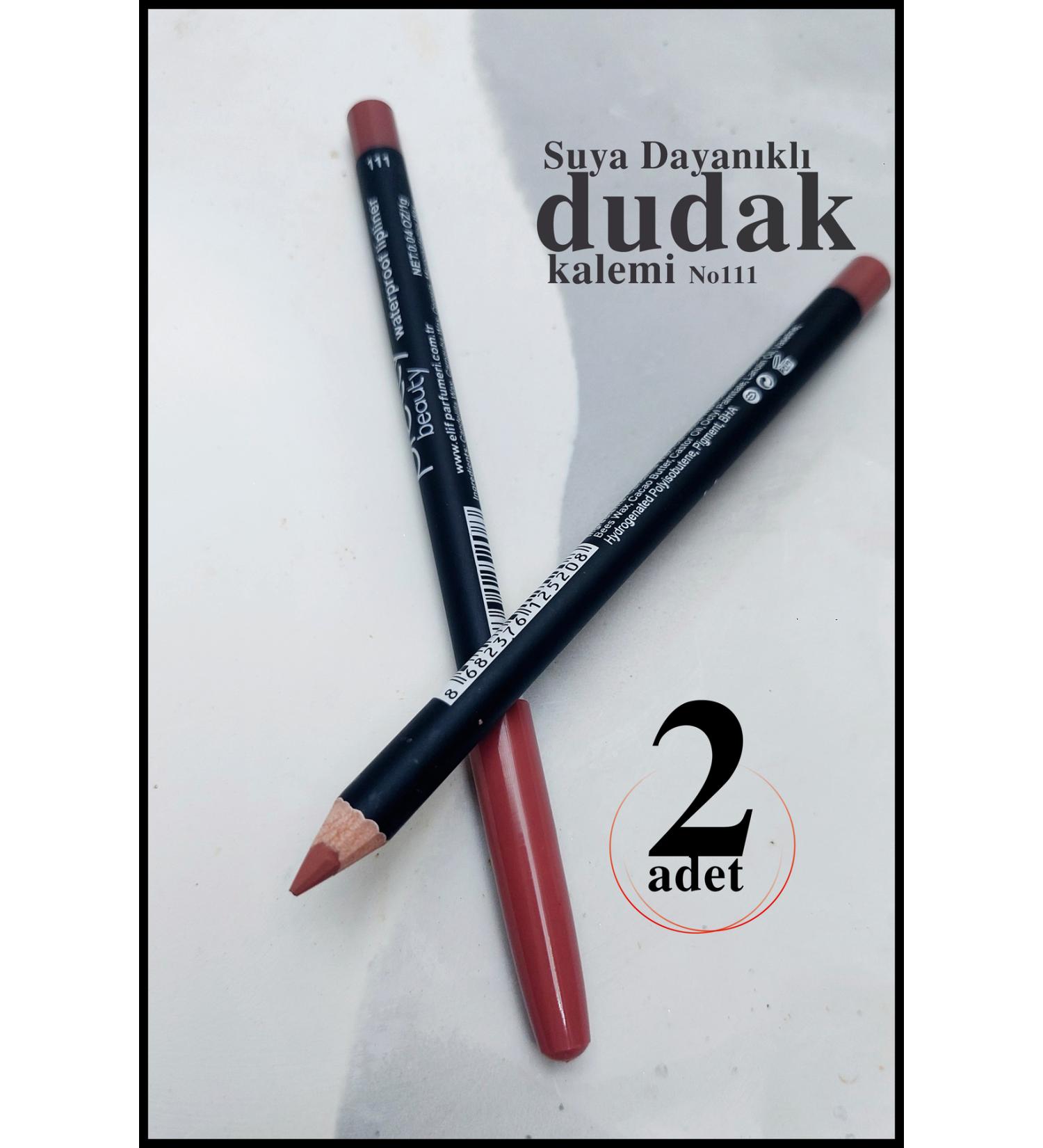 Nera Classy 2 Adet Suya Dayan kl Dudak Kalemi Waterproof Lipliner